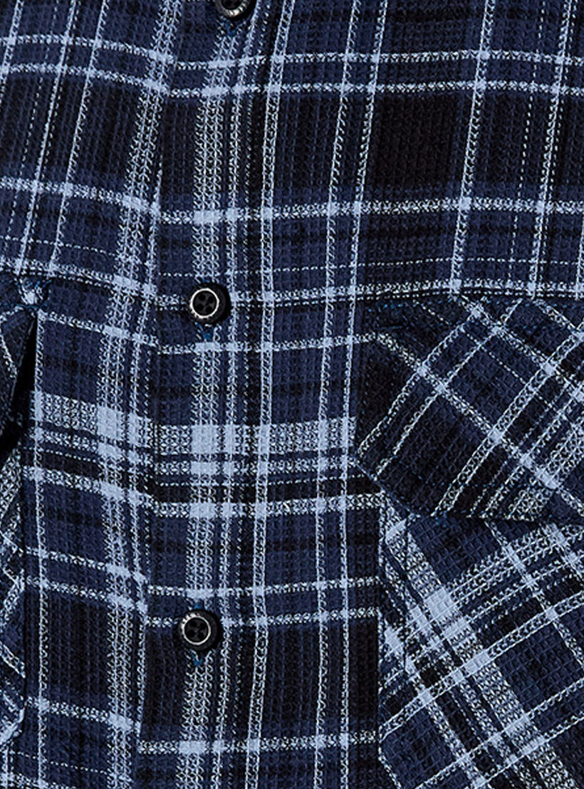 Lee Cooper Regular Fit Collared Checked Long Sleeves Shirt-men-clothing-shirts-image-2