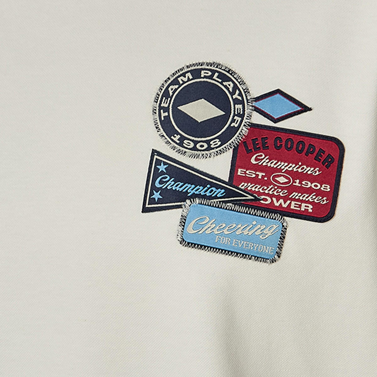 Lee Cooper Crew Neck Short Sleeves Badge Applique T-shirt-men-clothing-tshirtsandpolos-tshirts-image-2