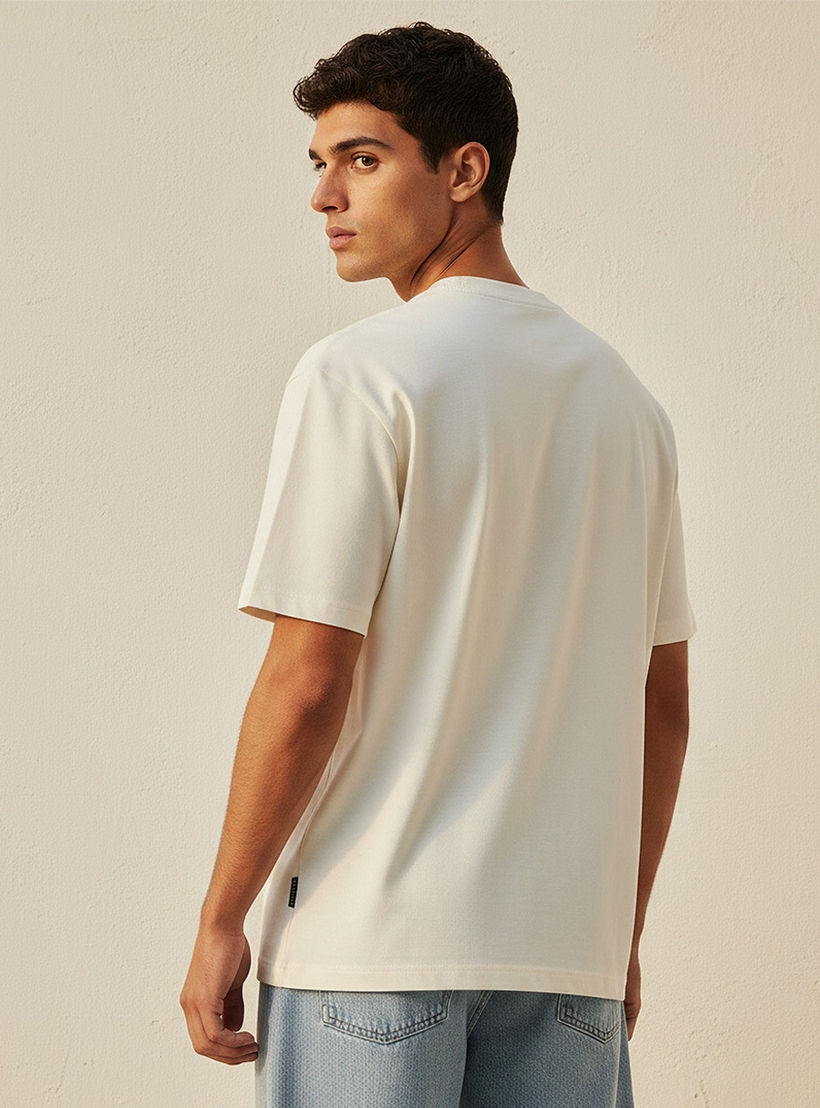Lee Cooper Crew Neck Short Sleeves Badge Applique T-shirt-men-clothing-tshirtsandpolos-tshirts-image-4