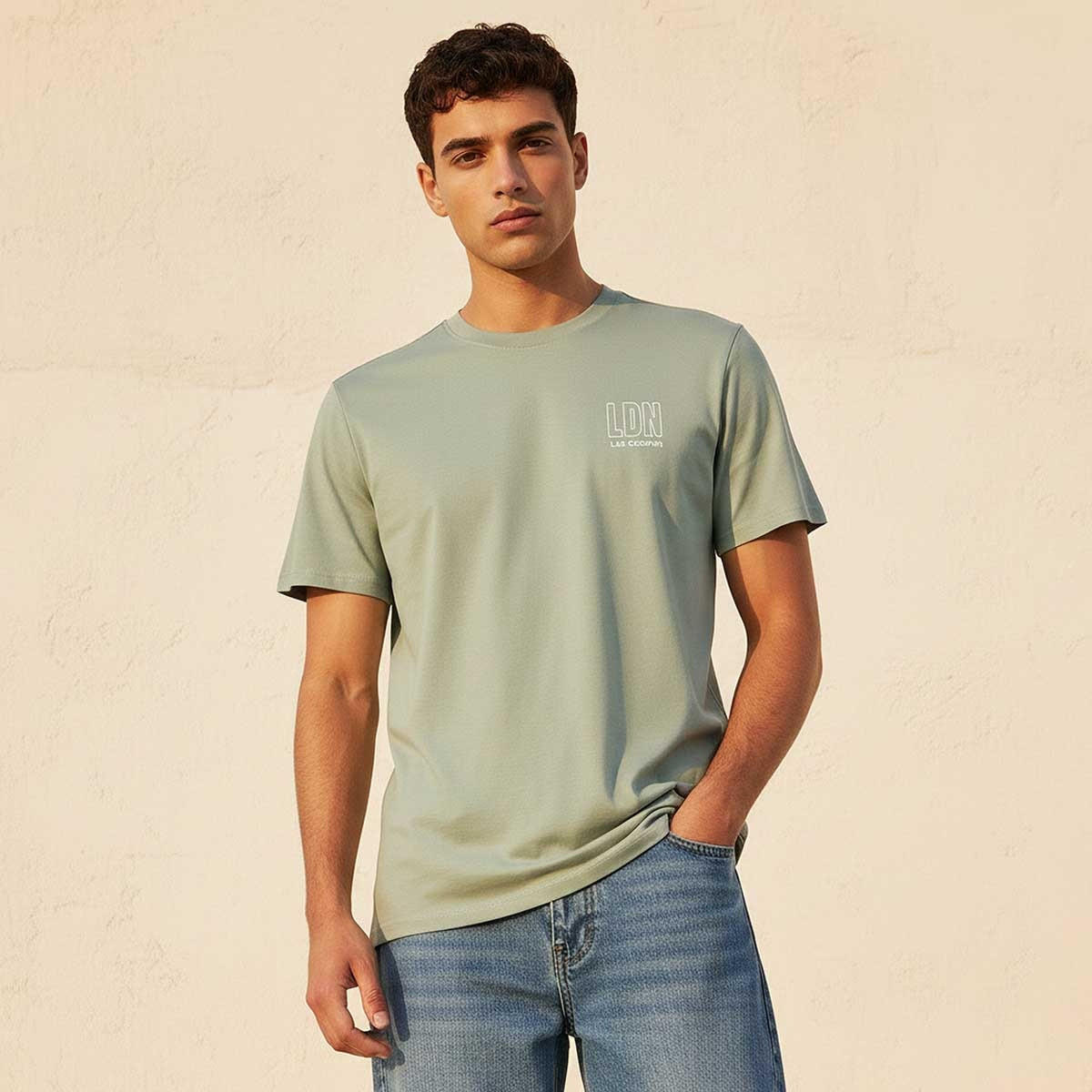 Lee Cooper Regular Fit Crew Neck Short Sleeves Logo Print T-shirt-PROMO_SP_KW__2_RGCC_BUY2FOR6_5_040325-image-1