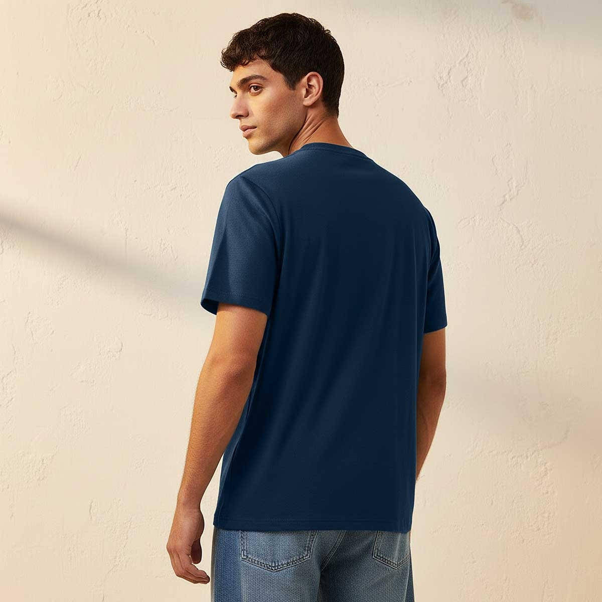Lee Cooper Regular Fit Crew Neck Short Sleeves Logo Print T-shirt-men-clothing-tshirtsandpolos-tshirts-image-4