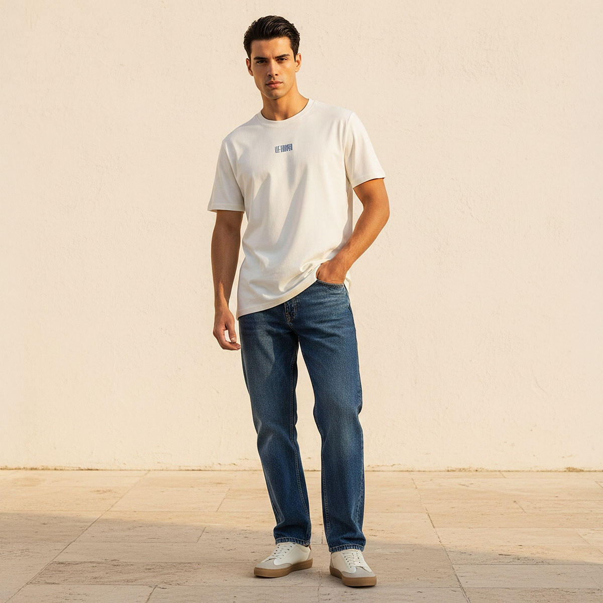 Lee Cooper Regular Fit Crew Neck Short Sleeves Logo Print T-shirt-PROMO_SP_KW__2_RGCC_BUY2FOR6_5_040325-image-3