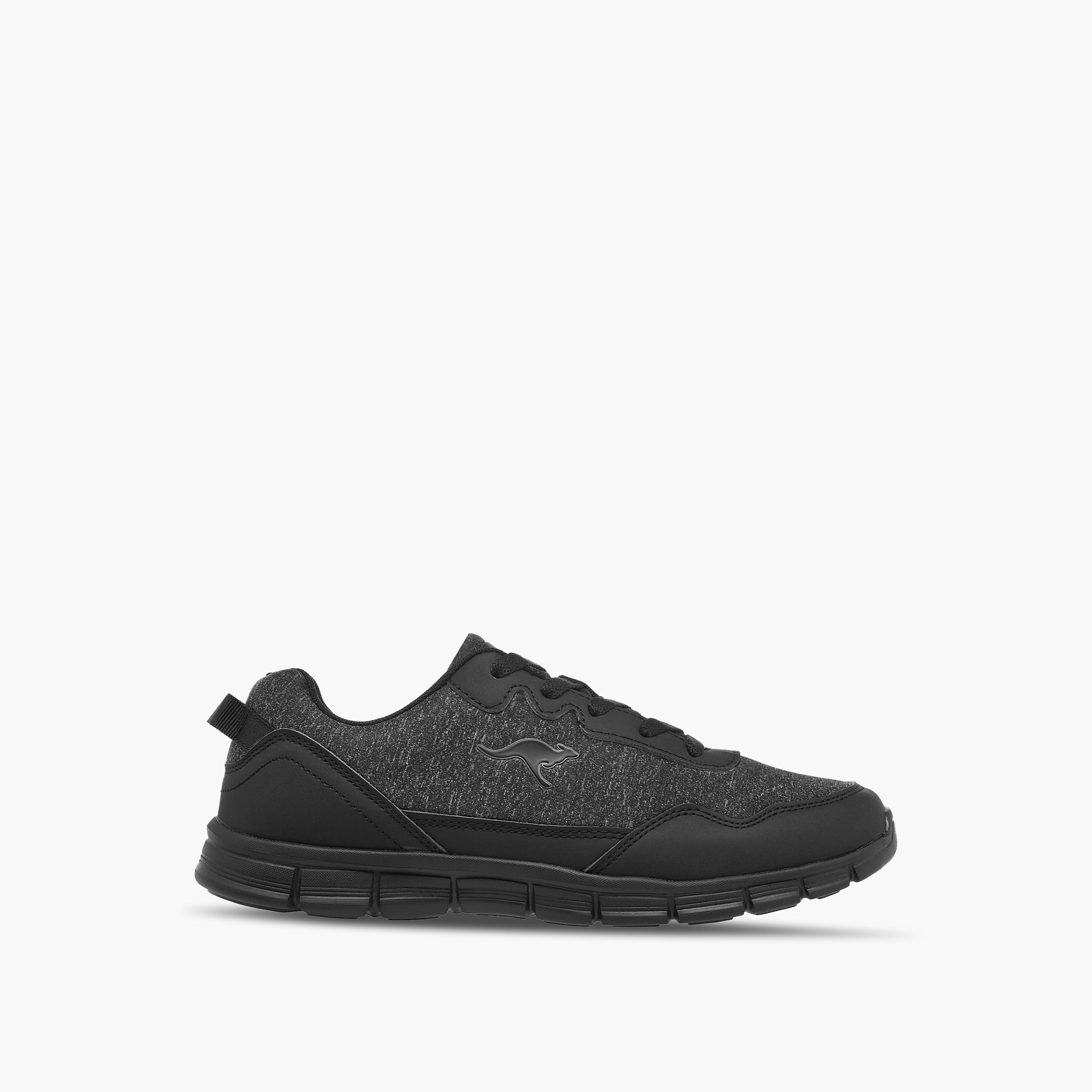 KangaROOS Women's Panelled Sports Shoes with Lace-Up Closure-women-shoes-sports-image-3