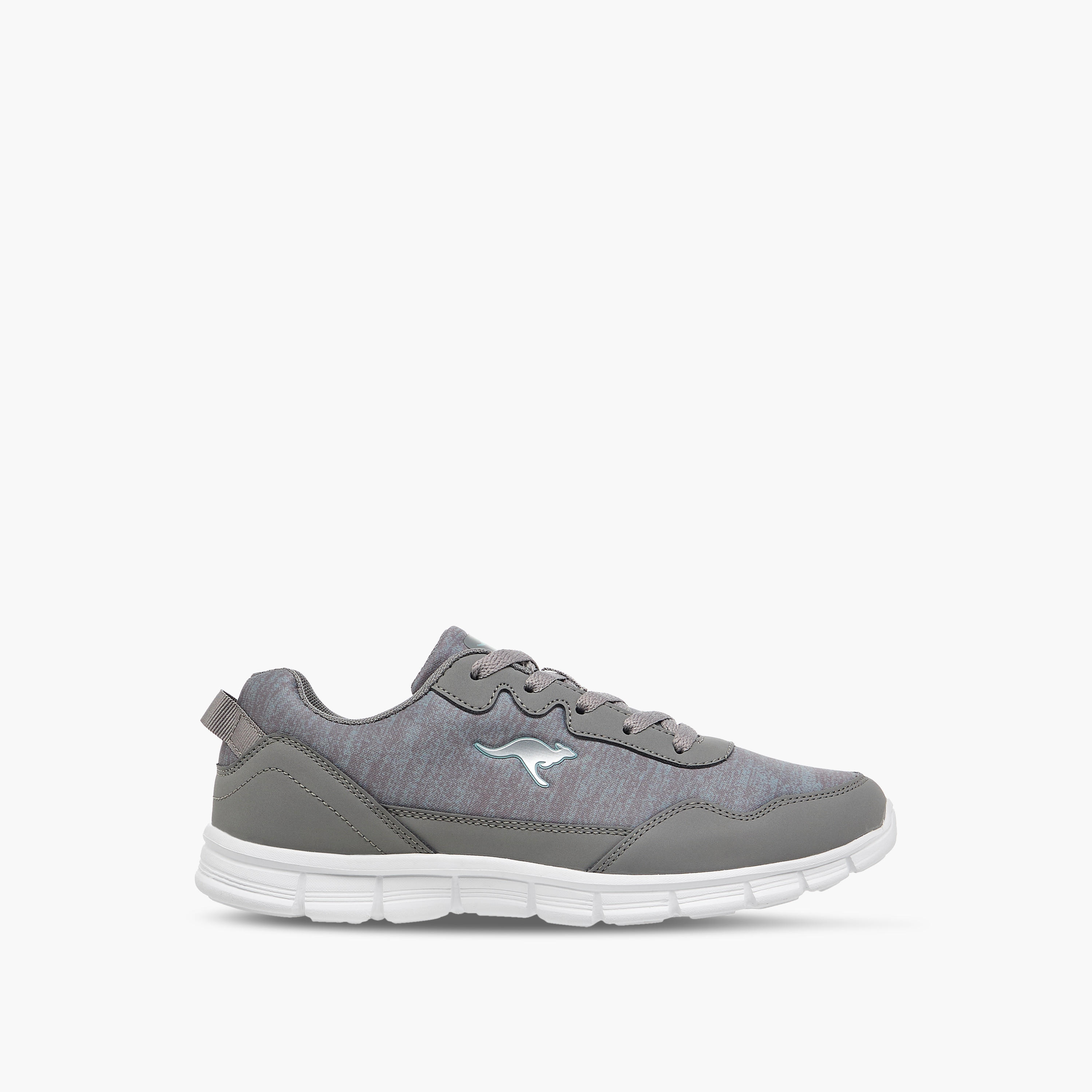 KangaROOS Women's Panelled Sports Shoes with Lace-Up Closure-women-shoes-sports-image-3