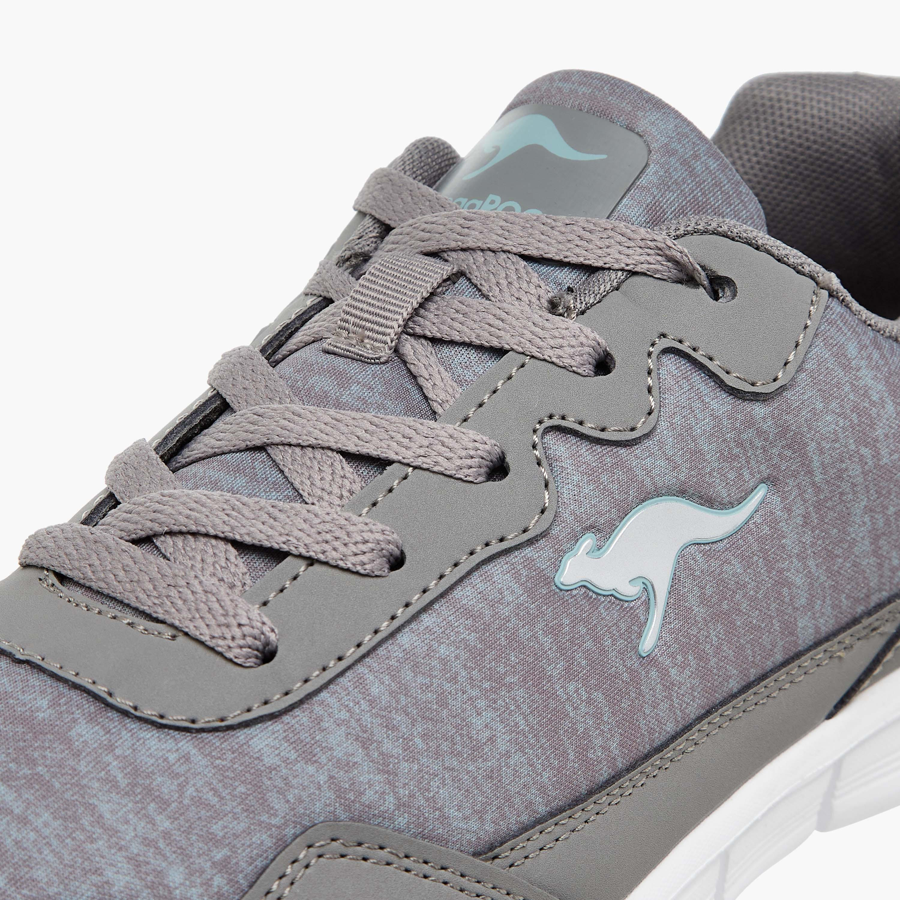 KangaROOS Women's Panelled Sports Shoes with Lace-Up Closure-women-shoes-sports-image-4