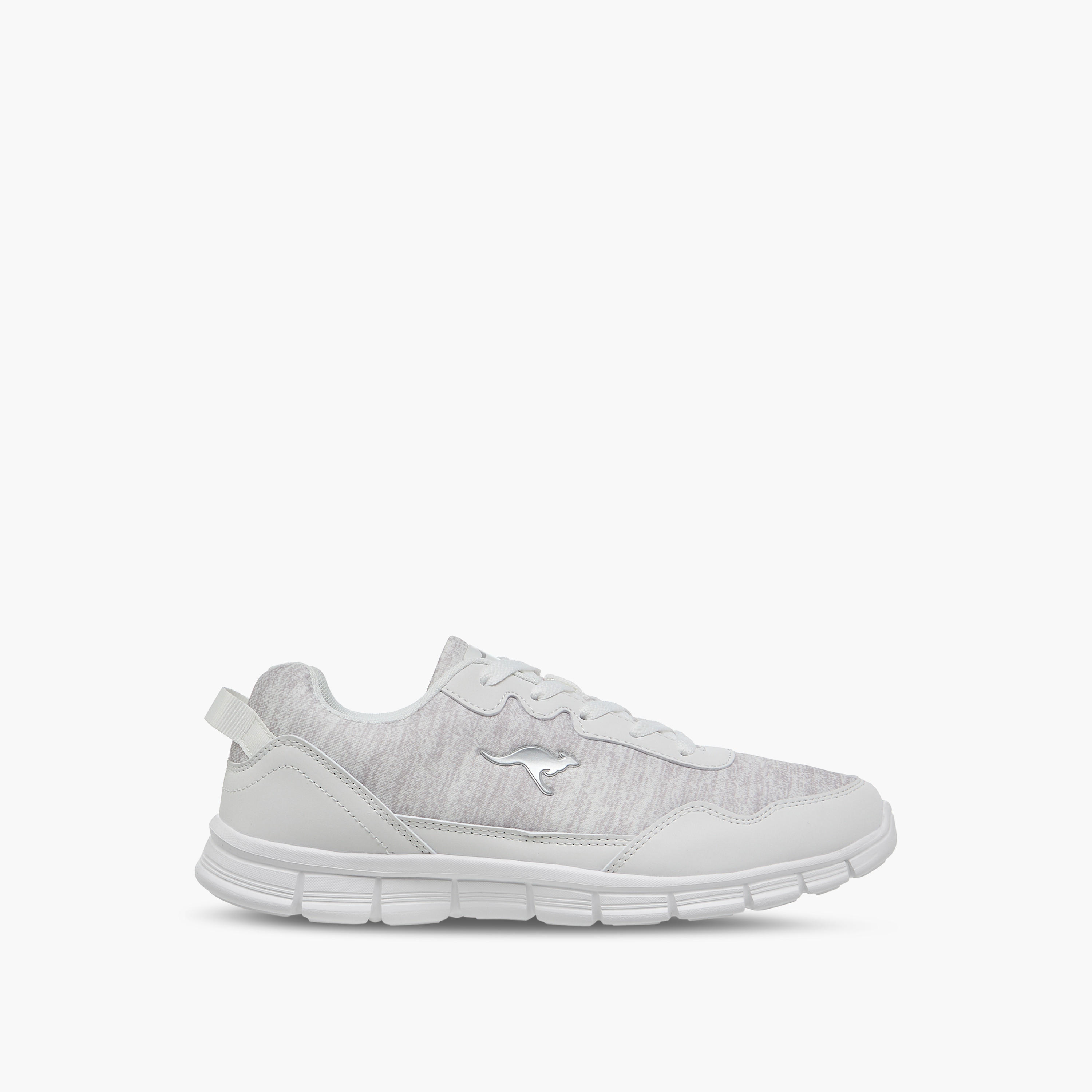 KangaROOS Women's Panelled Sports Shoes with Lace-Up Closure-women-shoes-sports-image-3