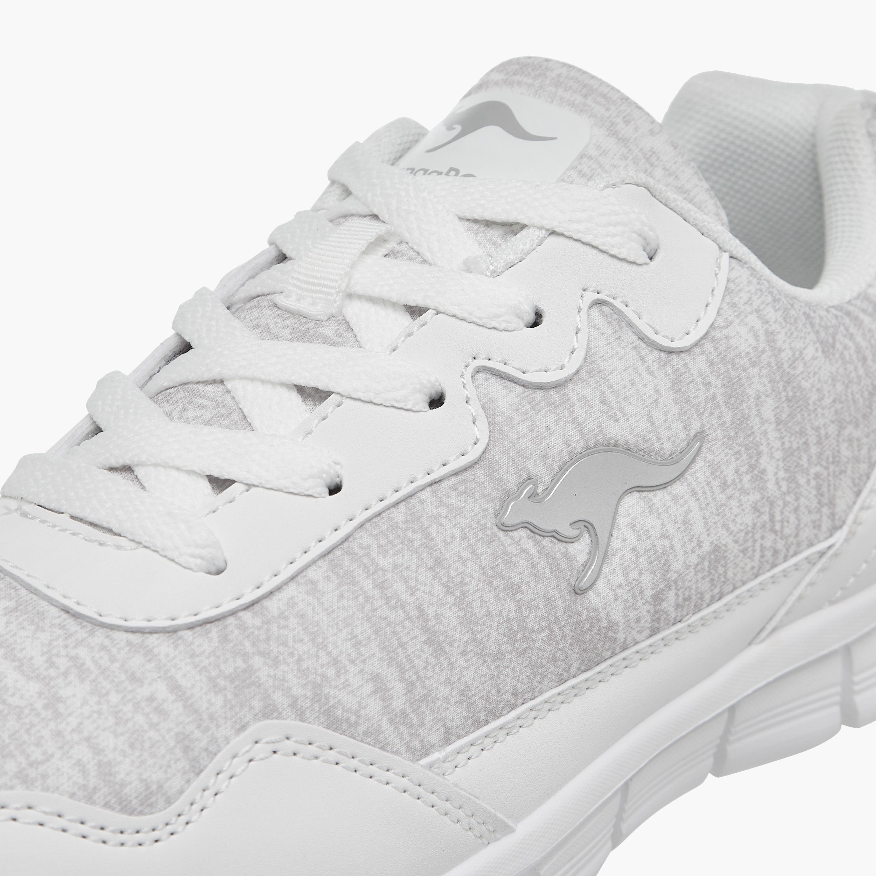 KangaROOS Women's Panelled Sports Shoes with Lace-Up Closure-women-shoes-sports-image-4