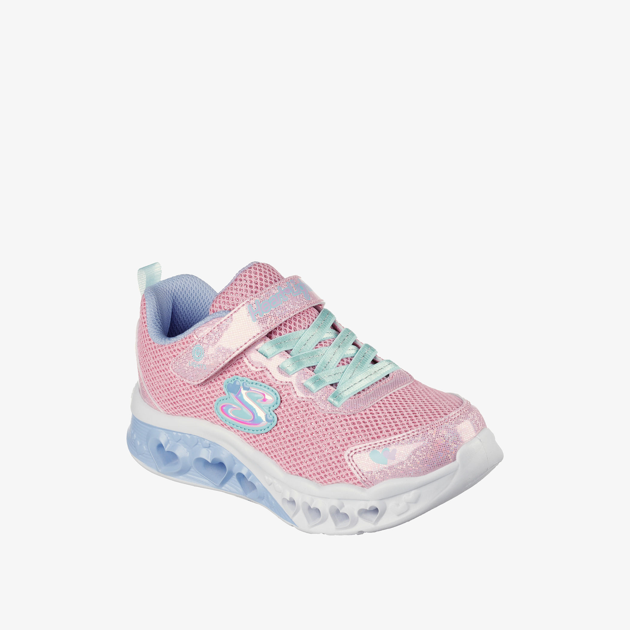 حذاء فلاتر هارت لايتس للبنات من سكتشرز - 302317L-PKMT-CS-girls-shoes-sports-image-2