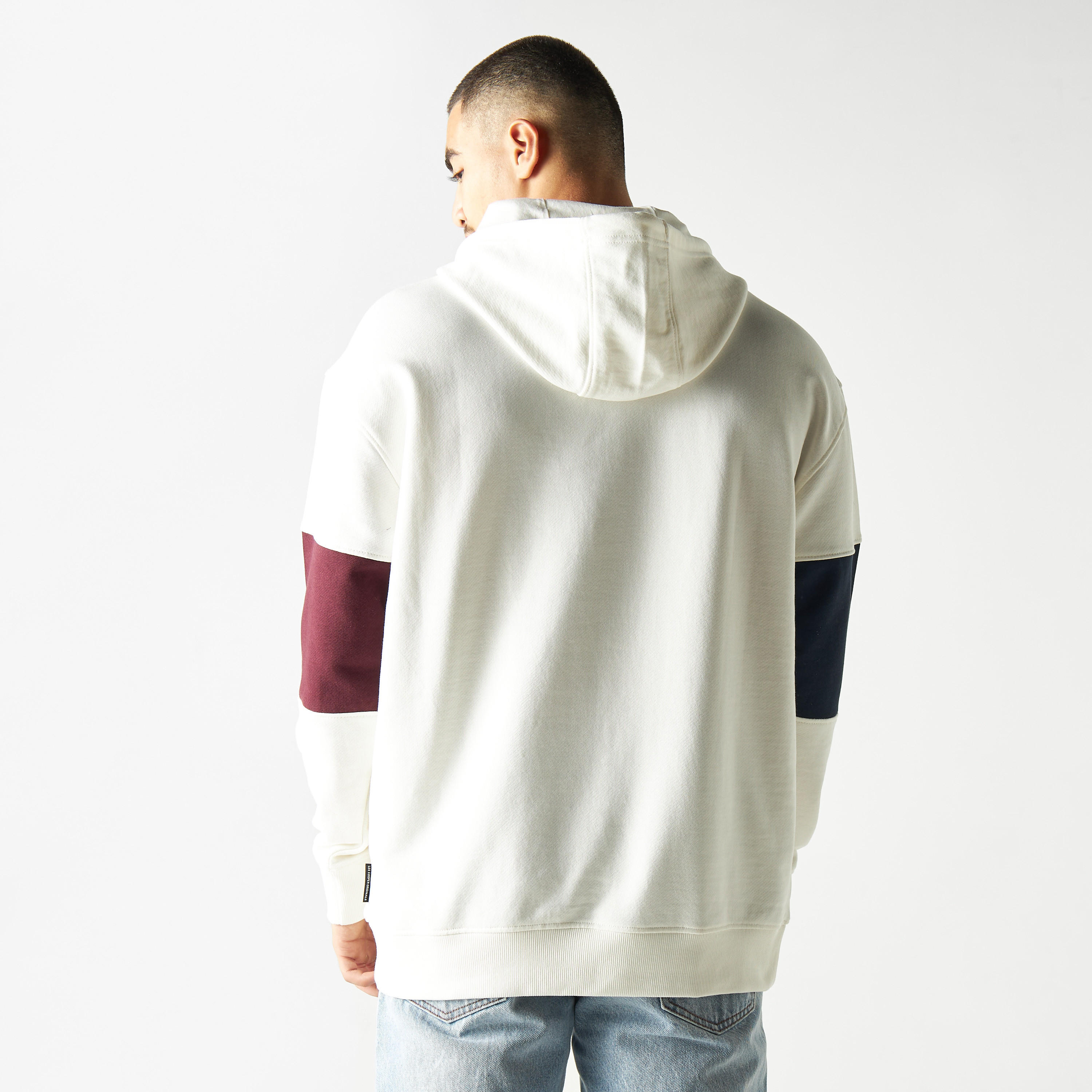 هودي قوالب ملوّنة بأكمام طويلة من لي كوبر-men-winterwear-hoodiesandsweatshirts-image-3