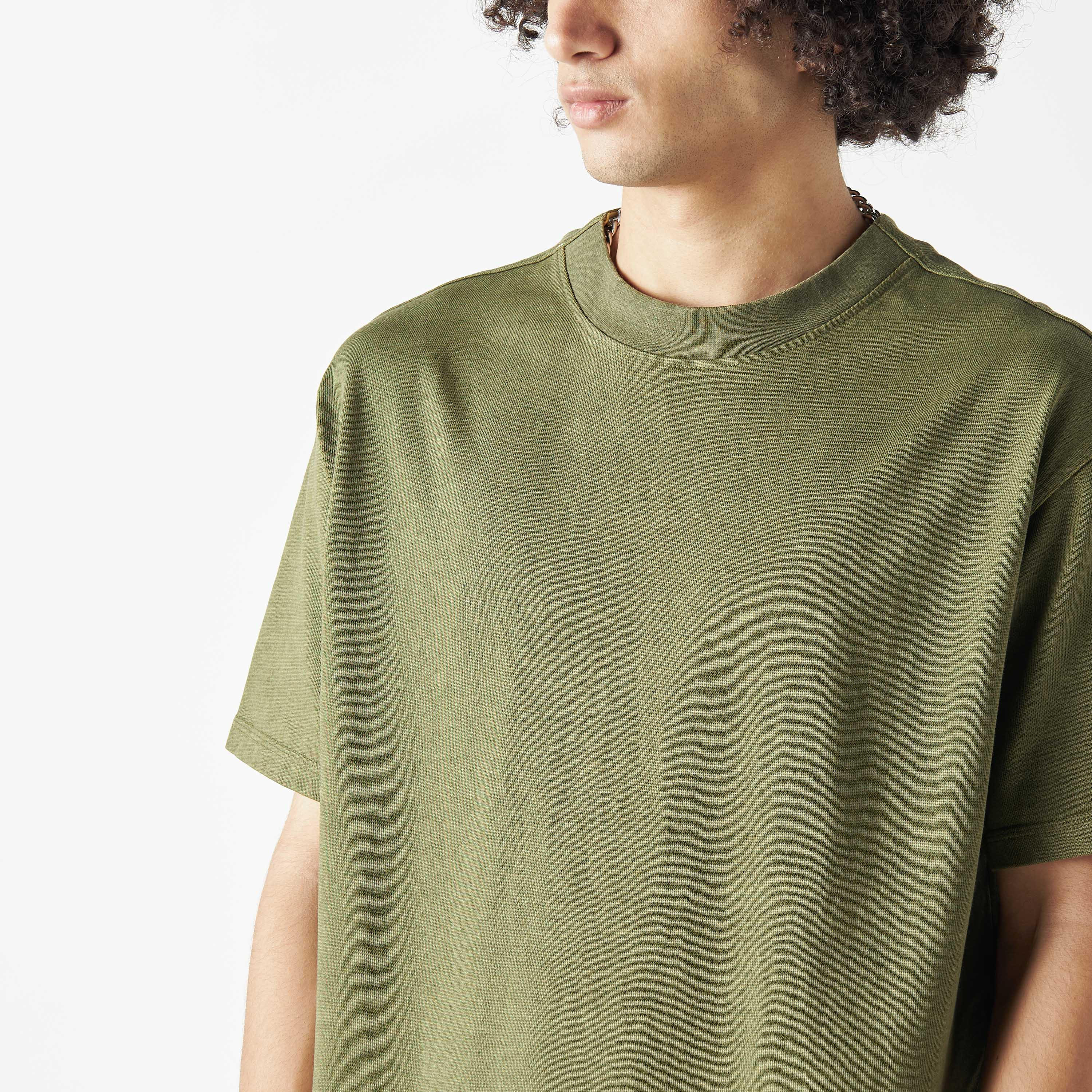 تيشيرت بياقة ضيّقة وأكمام قصيرة من لي كوبر-men-clothing-tshirtsandpolos-tshirts-image-1