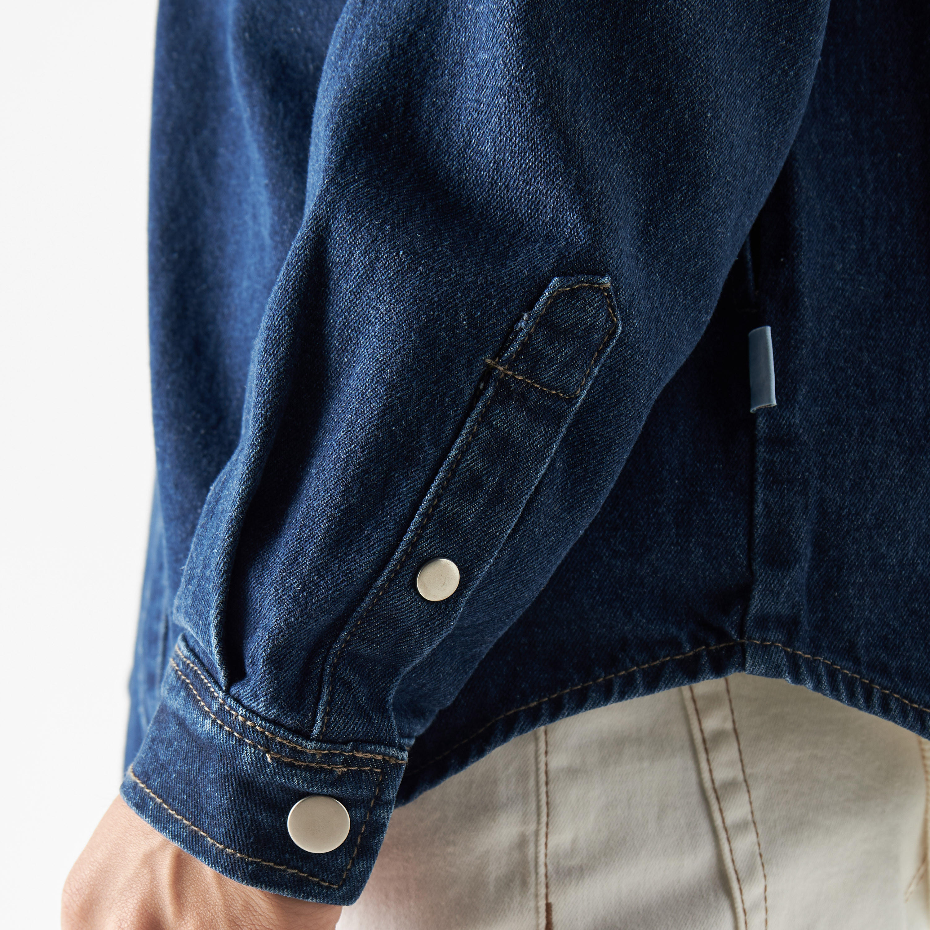 قميص بأكمام طويلة وجيوب من لي كوبر-men-clothing-shirts-image-5
