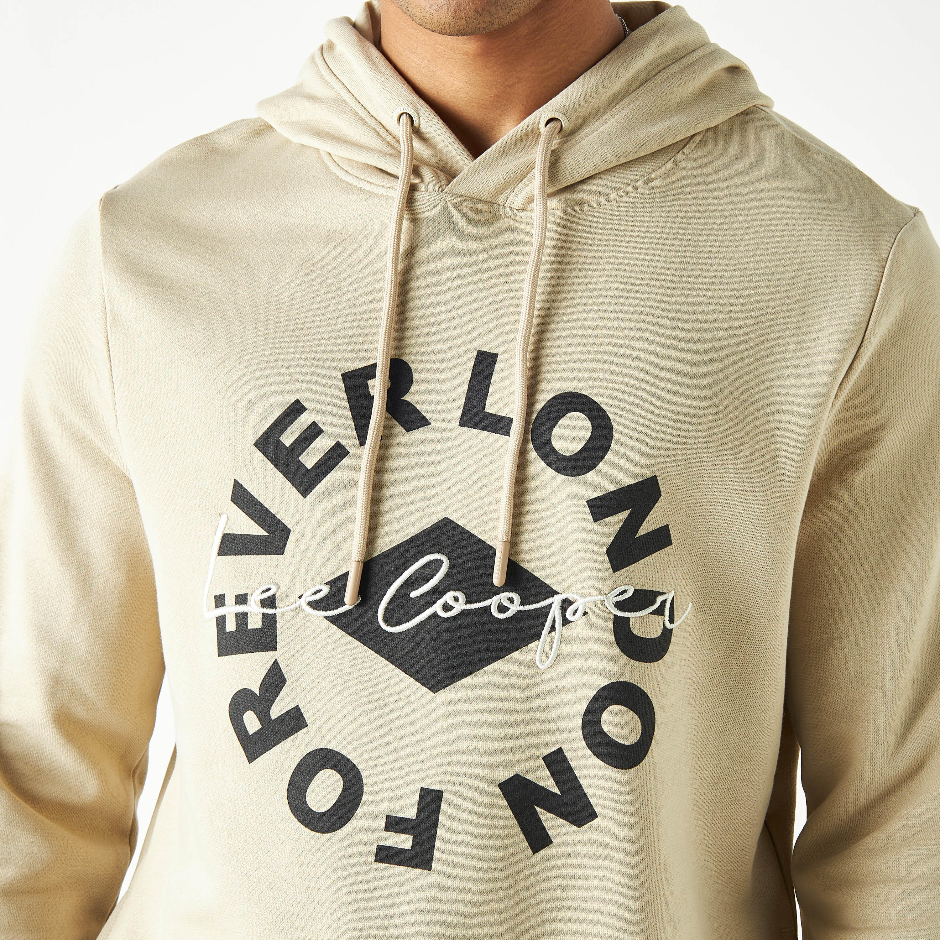 Lee Cooper Printed Hoodie with Kangaroo Pocket-men-winterwear-hoodiesandsweatshirts-image-4