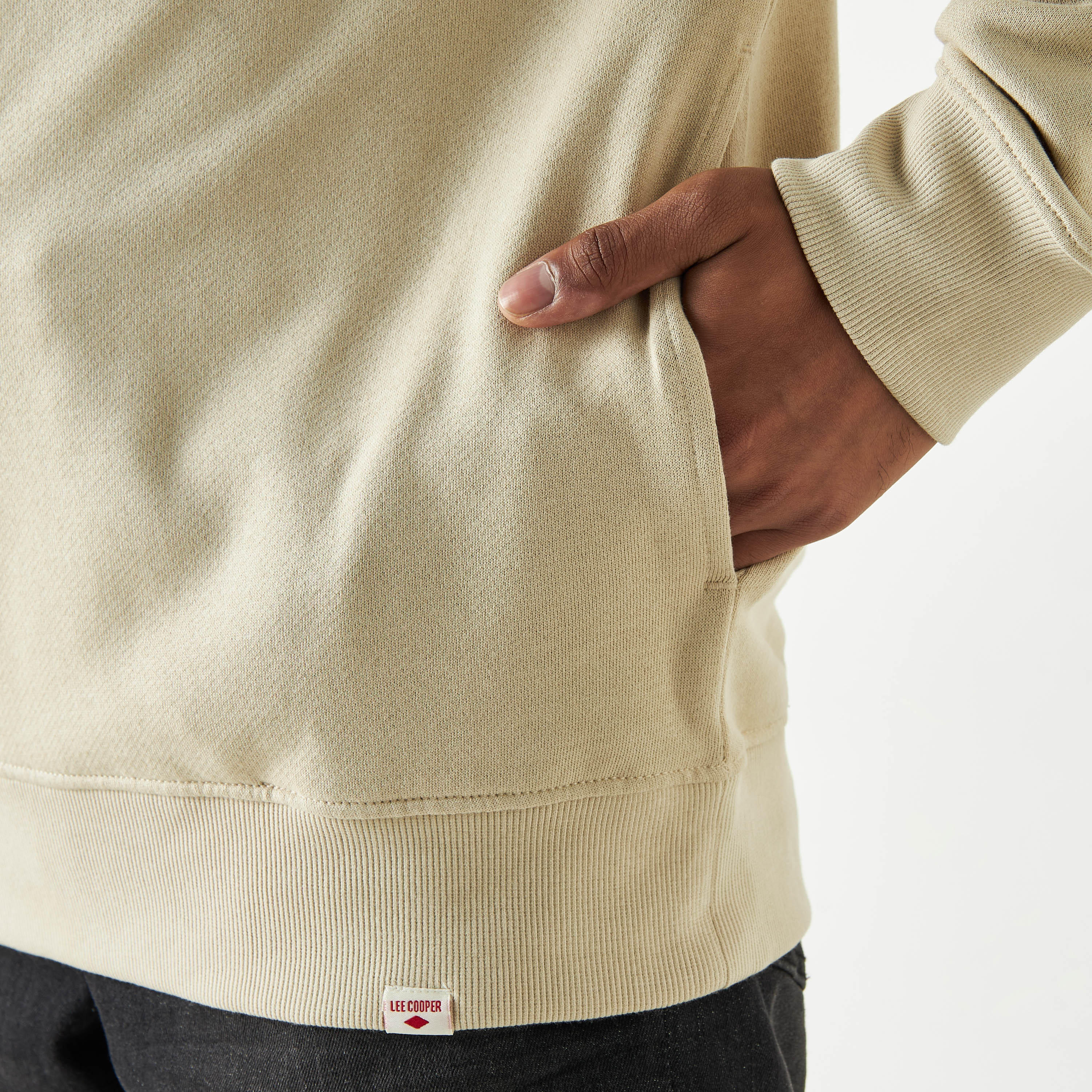 Lee Cooper Printed Hoodie with Kangaroo Pocket-men-winterwear-hoodiesandsweatshirts-image-5