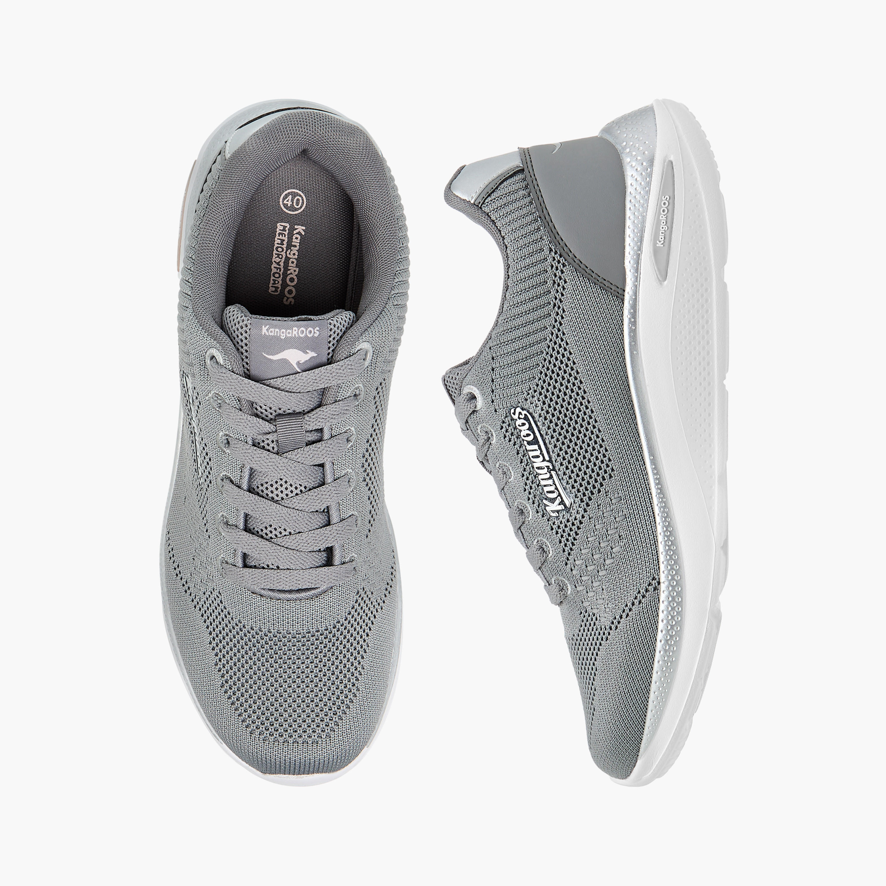 حذاء رياضي بارز الملمس برباط إغلاق للنساء من كانجاروز-women-shoes-sports-image-1