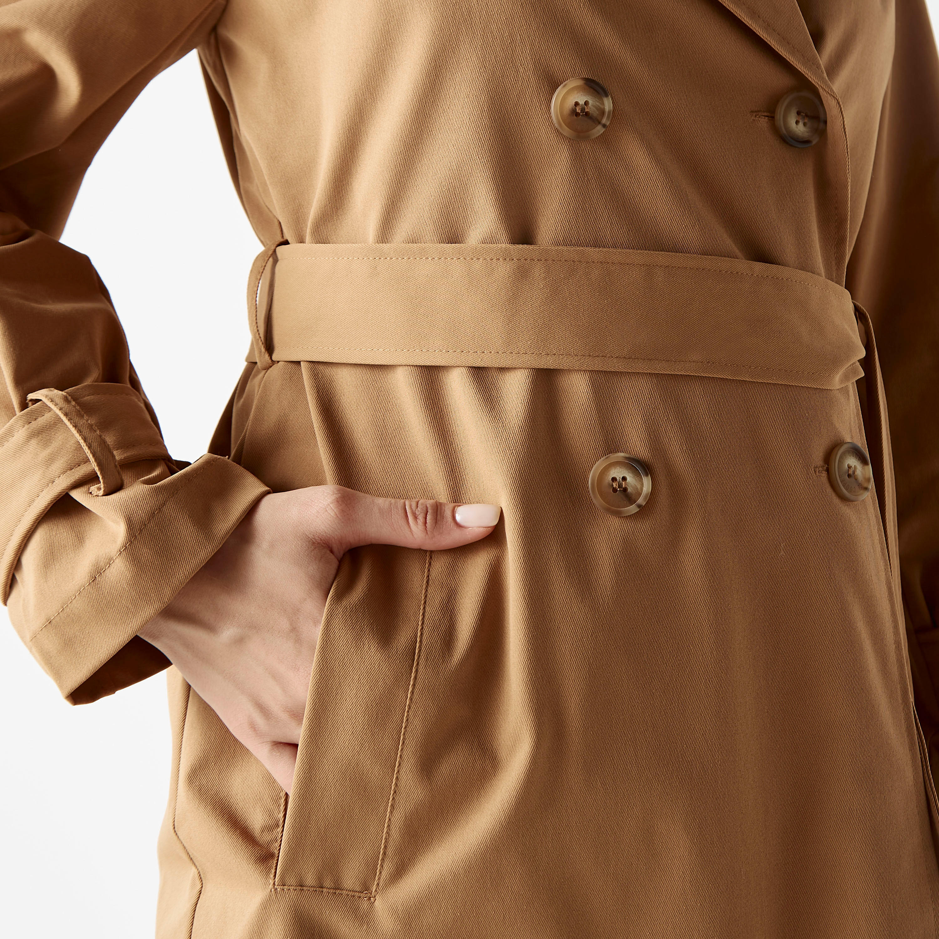 معطف بجيوب وحزام ربط من لي كوبر-women-winterwear-coatsandjackets-jackets-image-4