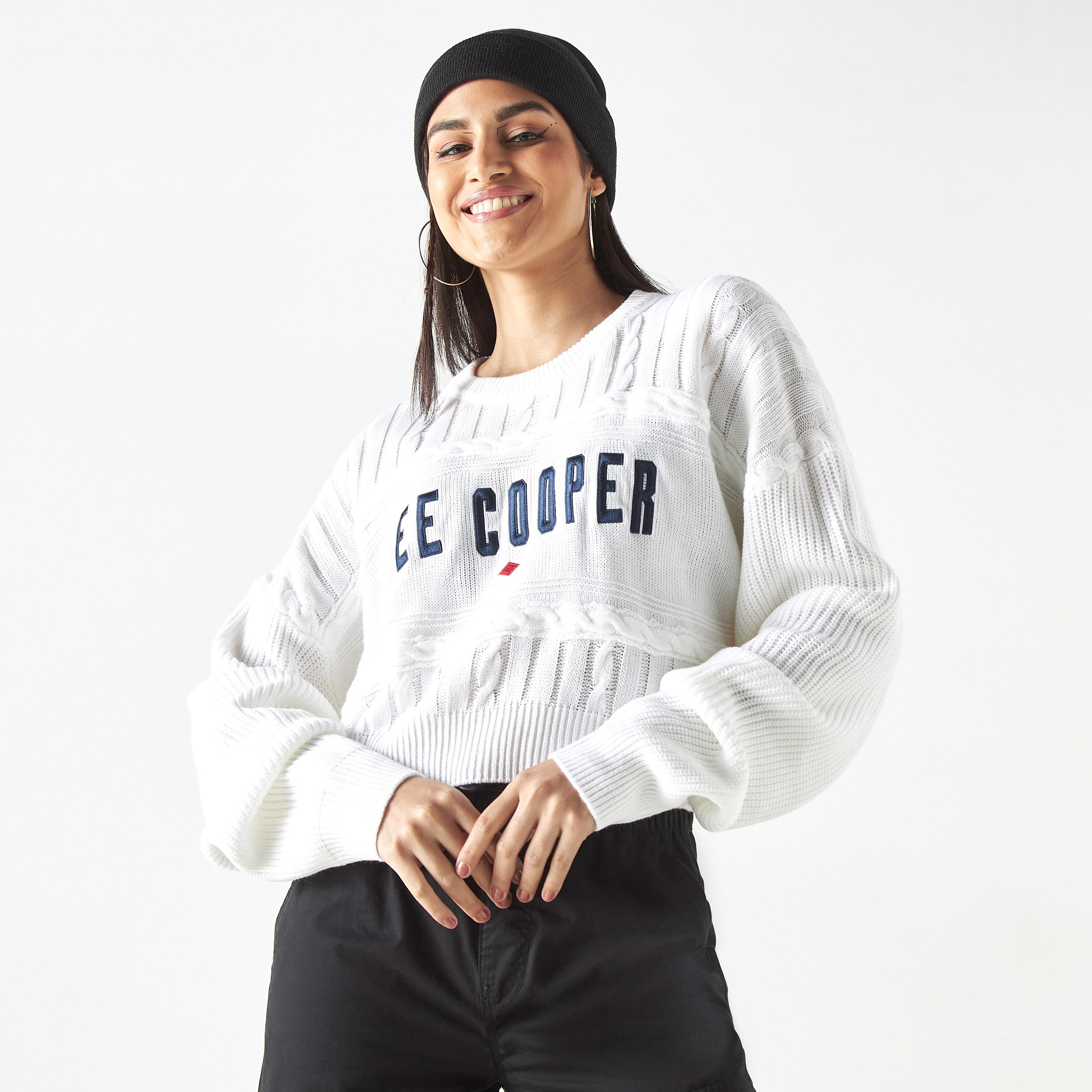 كنزة منسوجة مطرّزة من لي كوبر-women-clothing-cardigansandjumpers-jumpers-image-1