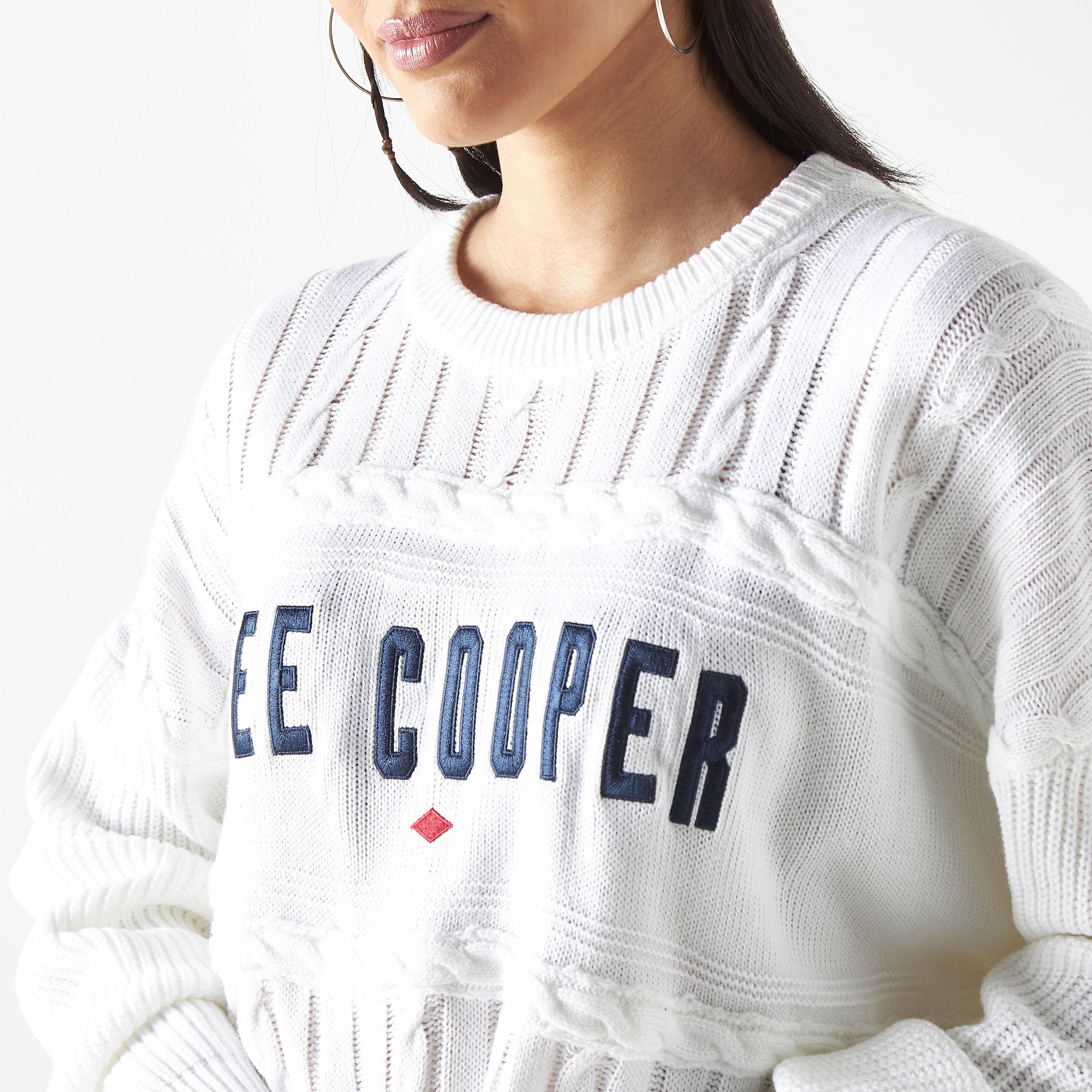 كنزة منسوجة مطرّزة من لي كوبر-women-clothing-cardigansandjumpers-jumpers-image-4