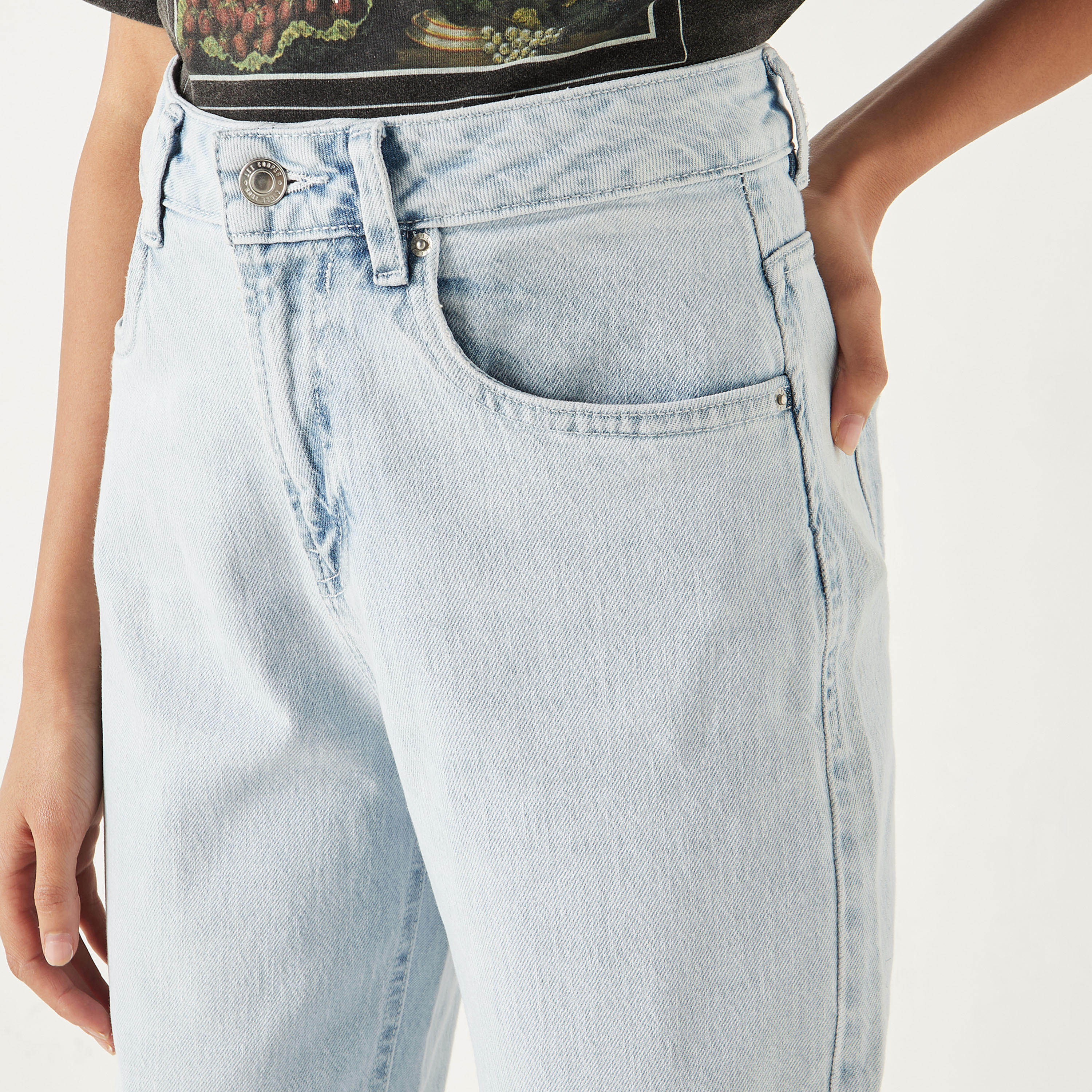 بنطلون جينز بقصّة مستقيمة وجيوب من لي كوبر-women-clothing-bottoms-jeans-image-4