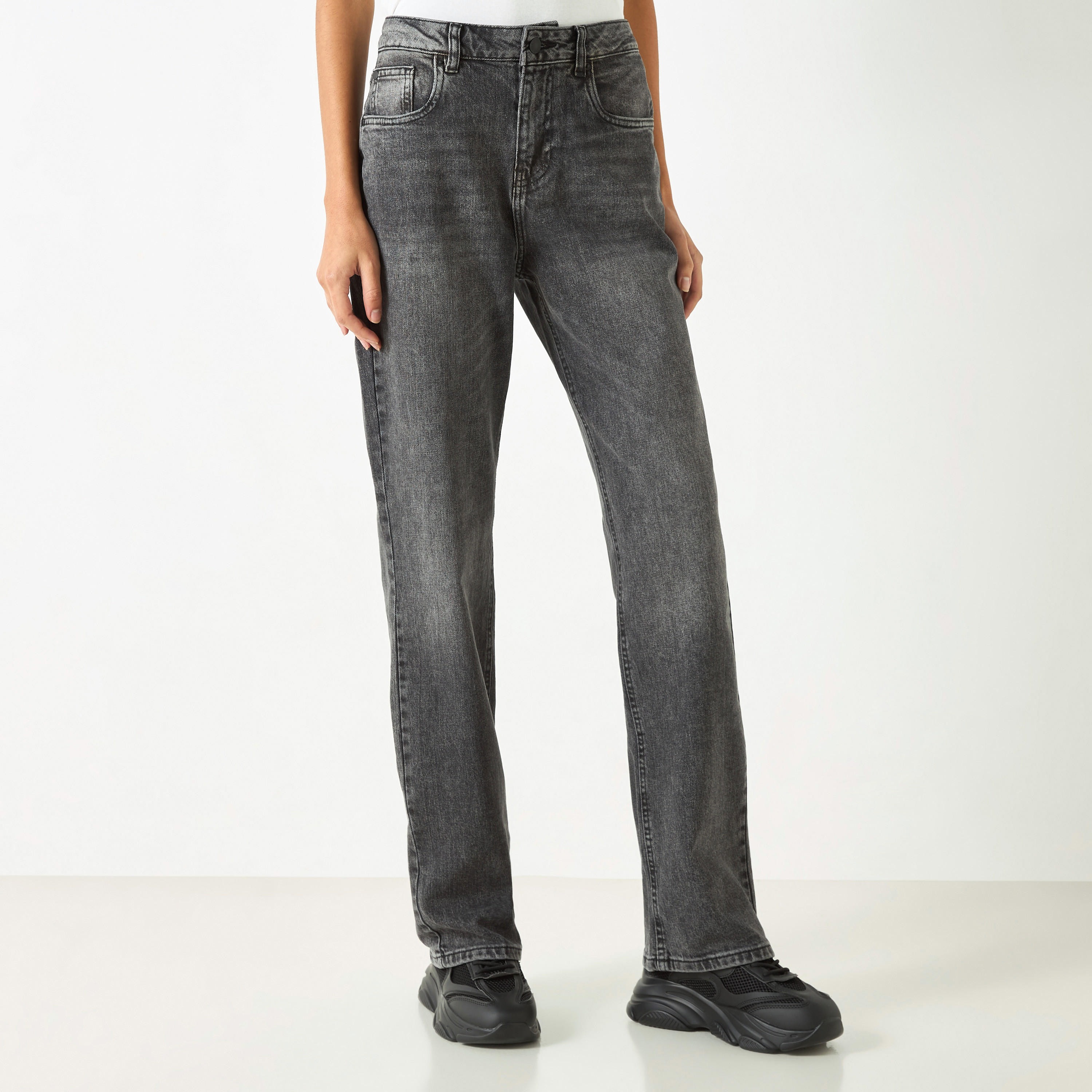 بنطلون جينز بقصّة مستقيمة وجيوب من لي كوبر-women-clothing-bottoms-jeans-image-5