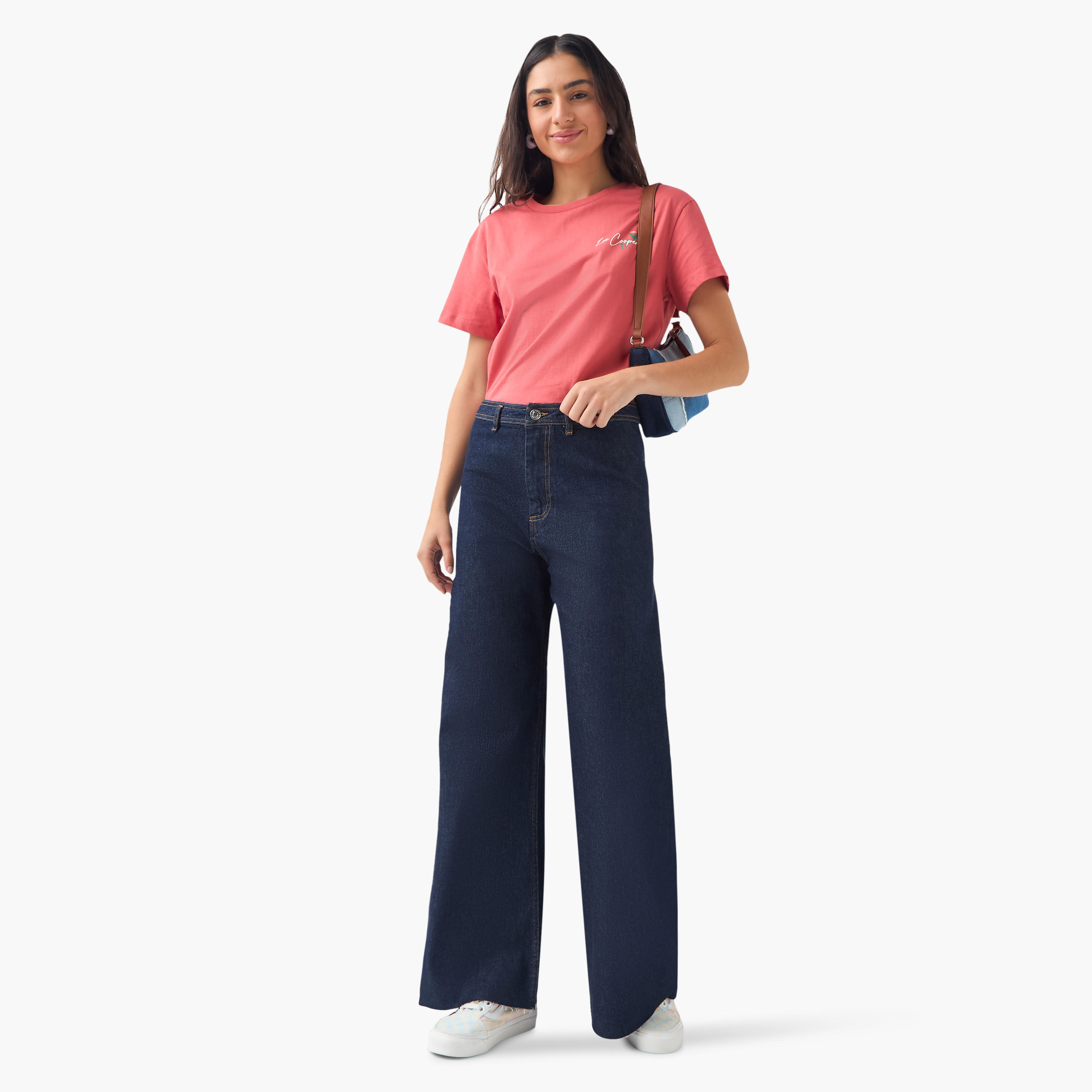 Lee Cooper Flared Jeans with Pockets-women-clothing-bottoms-jeans-image-2