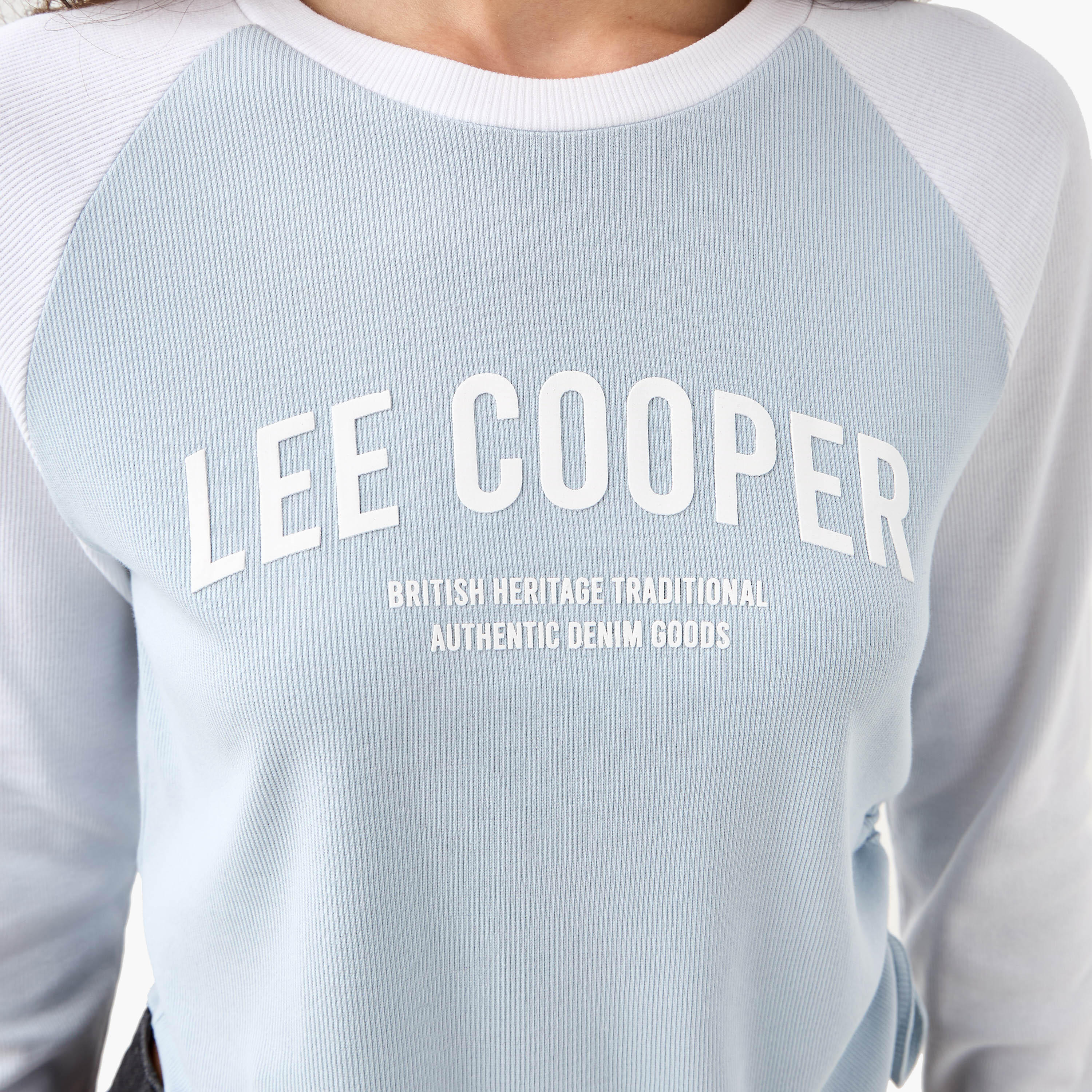 Lee Cooper Printed T-shirt with Raglan Sleeves-women-clothing-tshirts-image-5