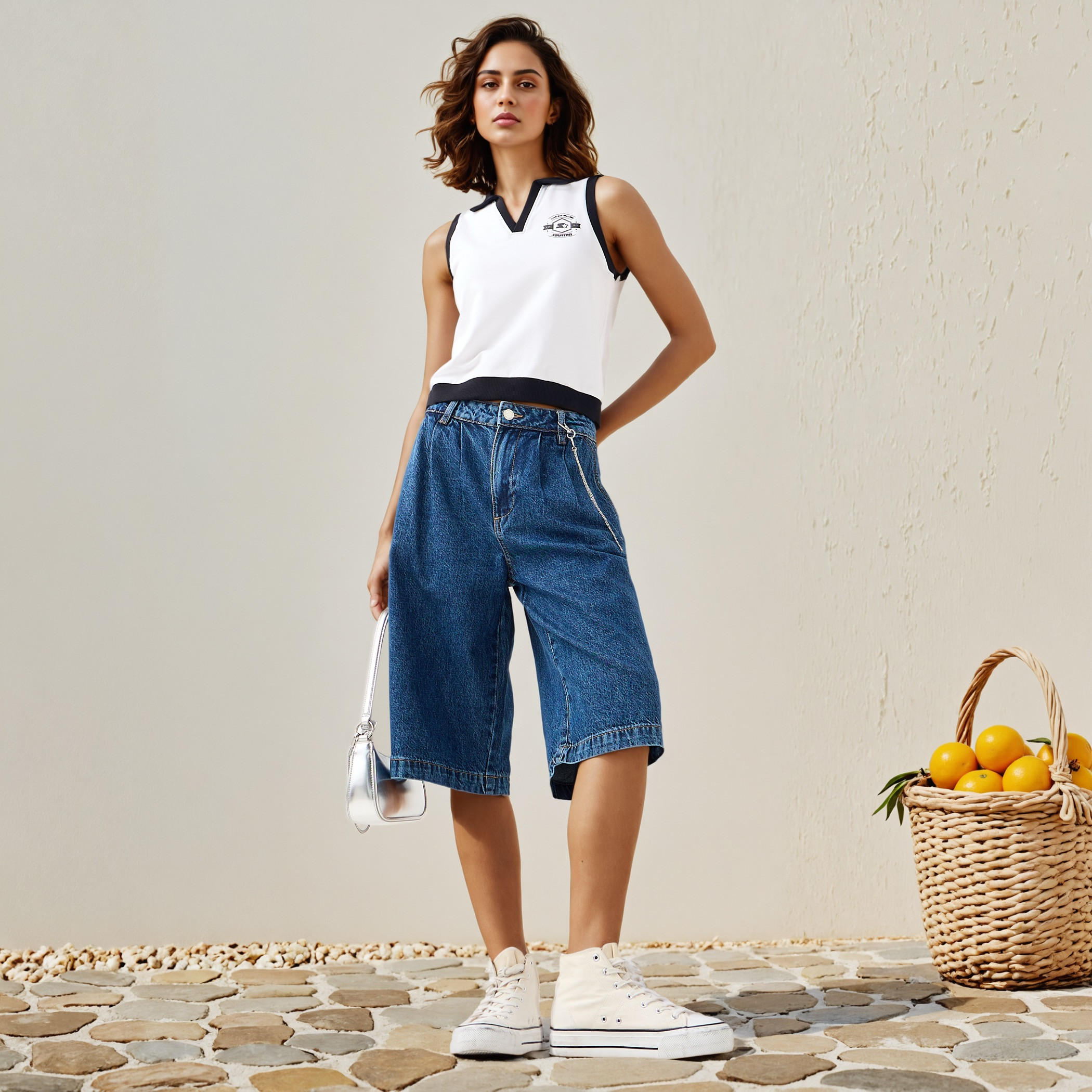 شورت برمودا بقصة مريحة وجيوب من لي كوبر-women-clothing-bottoms-shorts-image-2