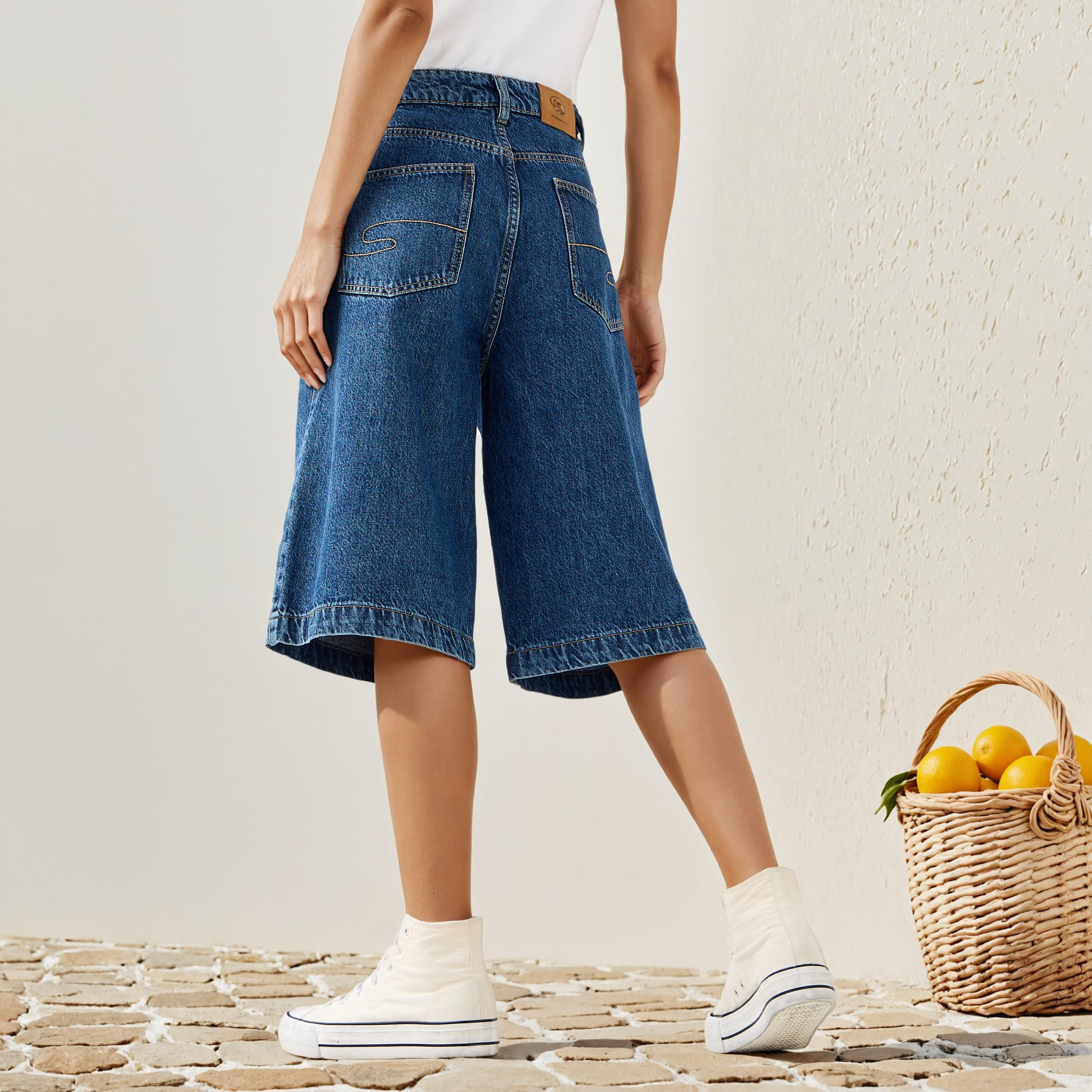 شورت برمودا بقصة مريحة وجيوب من لي كوبر-women-clothing-bottoms-shorts-image-3