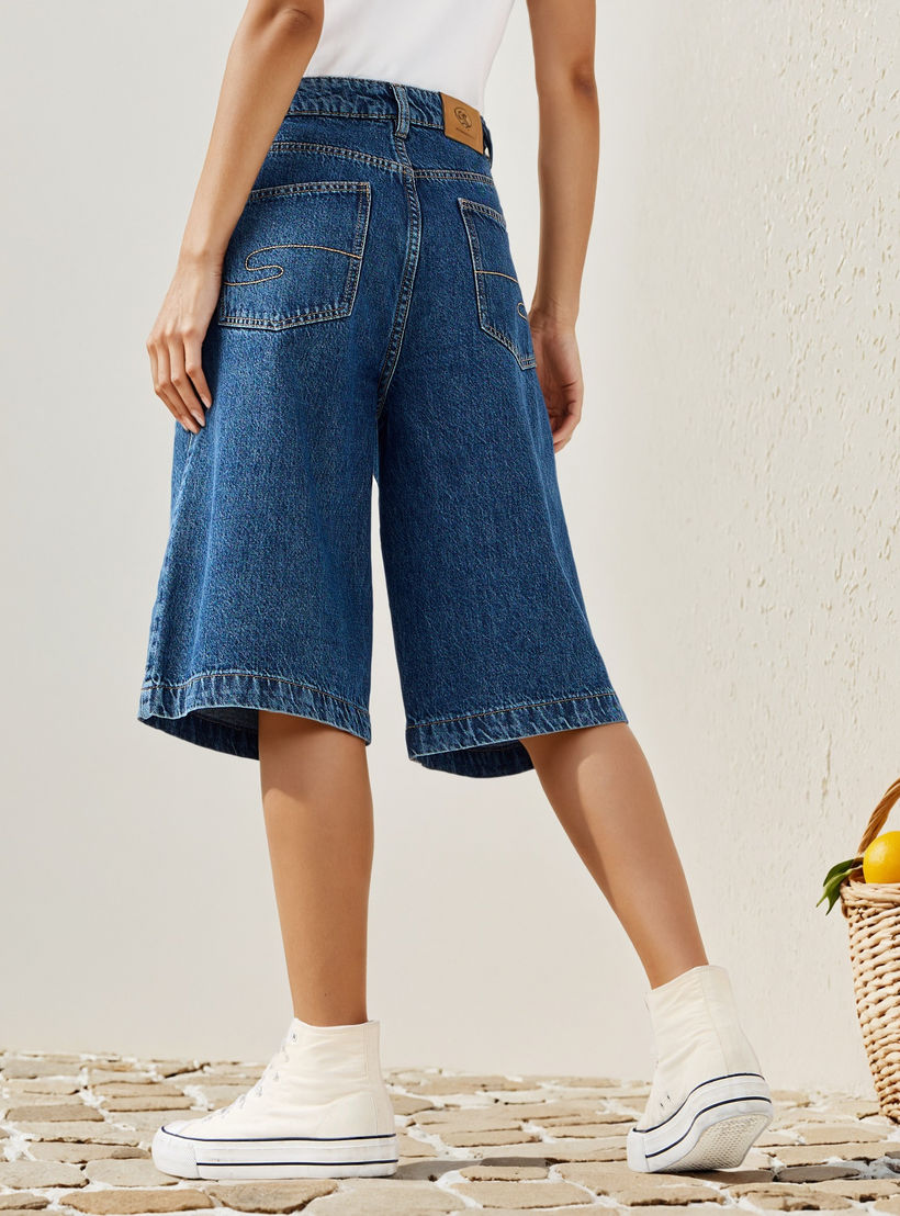 شورت برمودا بقصة مريحة وجيوب من لي كوبر-women-clothing-bottoms-shorts-image-3