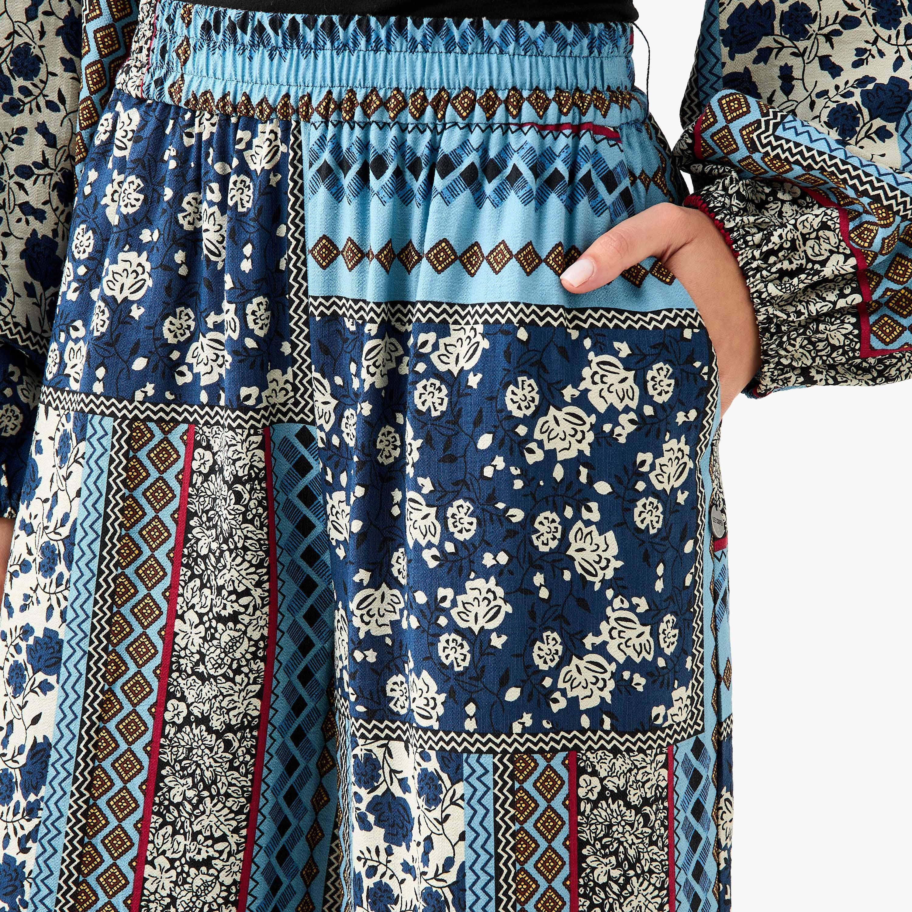 بنطلون مستقيم بطبعات زهرية وجيوب-women-clothing-bottoms-trousers-image-4