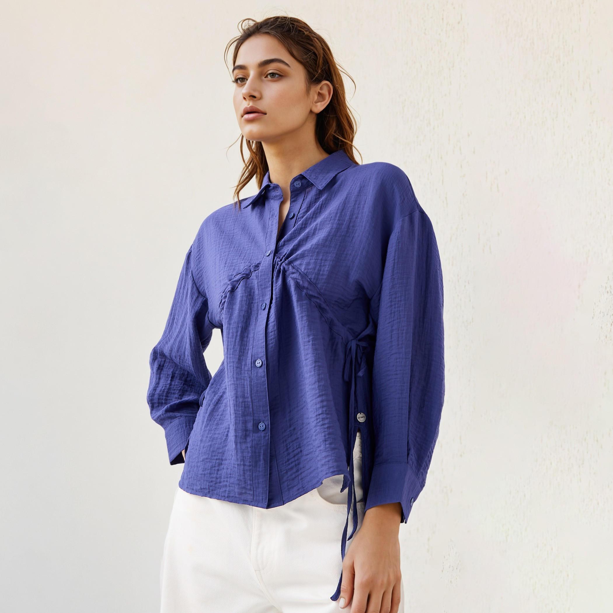 قميص بارز الملمس من لي كوبر-women-clothing-shirtsandblouses-shirts-image-1