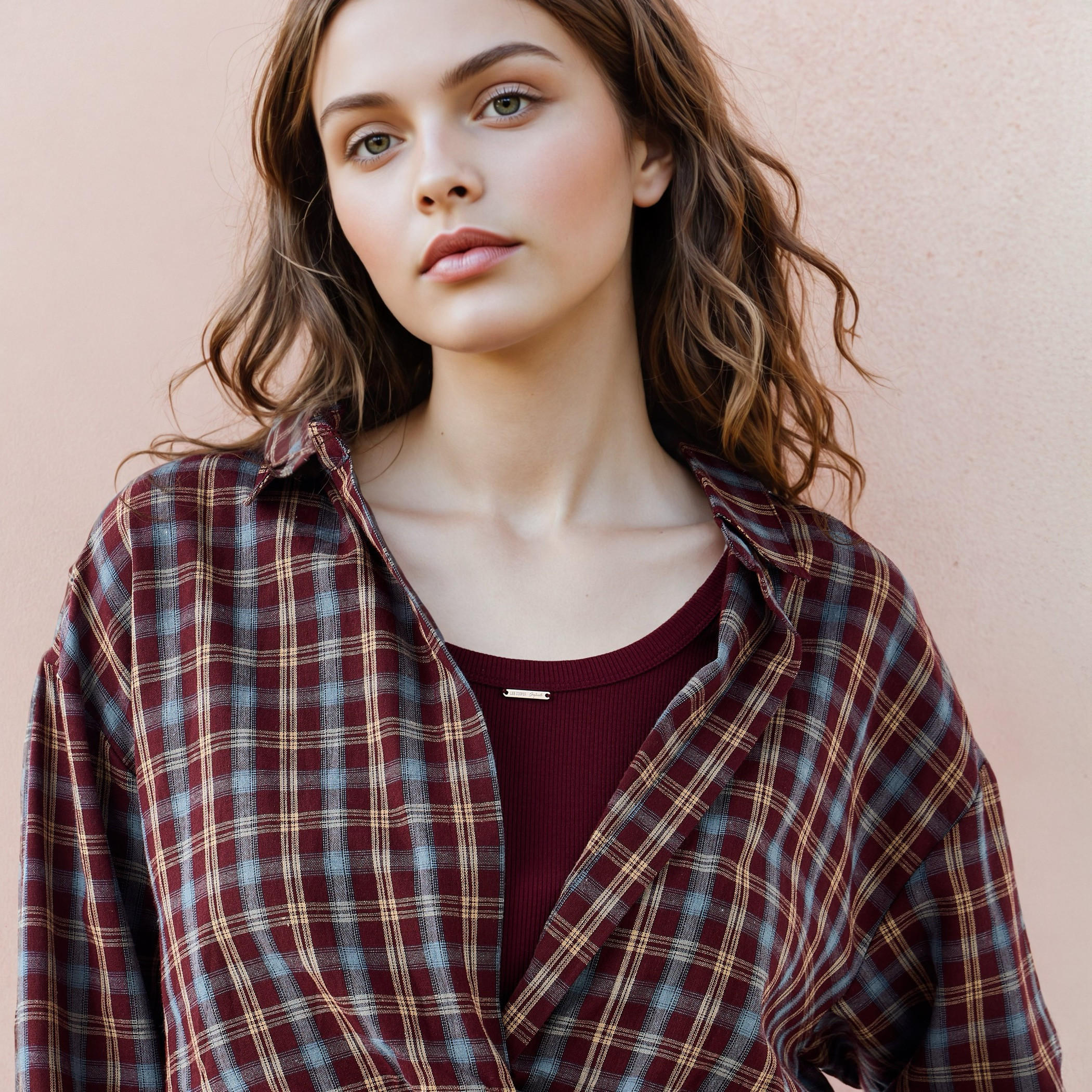 Lee Cooper Regular Fit Checked Cotton Shirt-women-clothing-shirtsandblouses-shirts-image-4