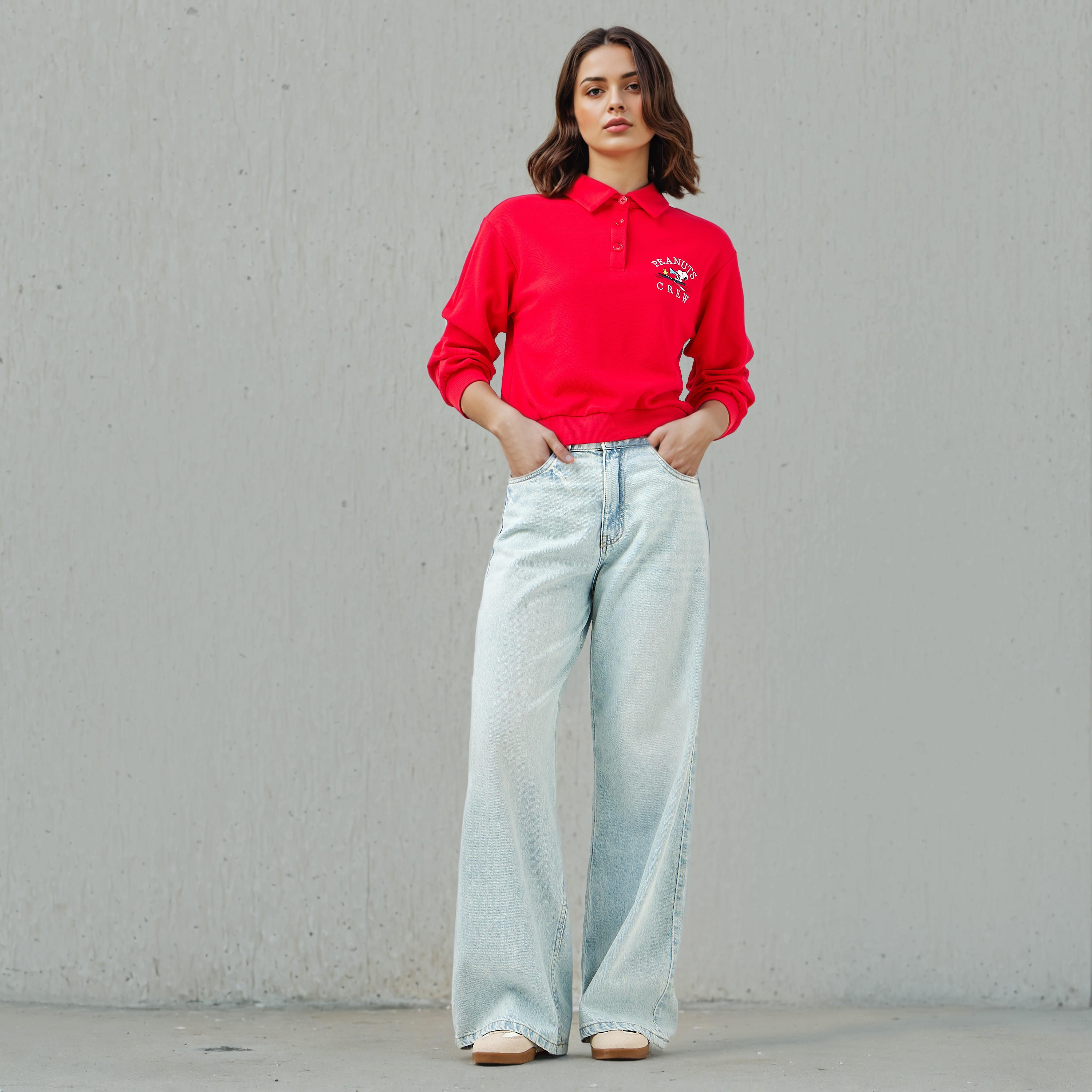 بنطلون جينز واسع الساقين من لي كوبر-women-clothing-bottoms-jeans-image-3