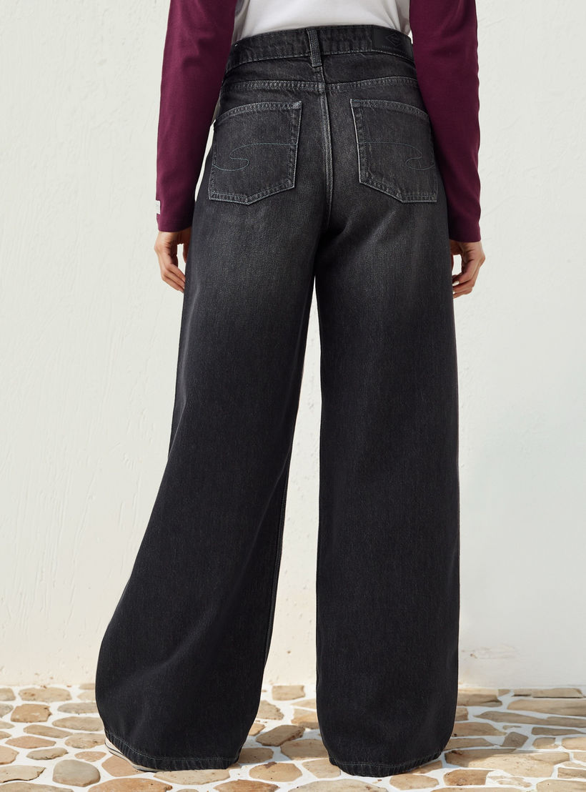 بنطلون جينز واسع الساق من لي كوبر-women-clothing-bottoms-jeans-image-3