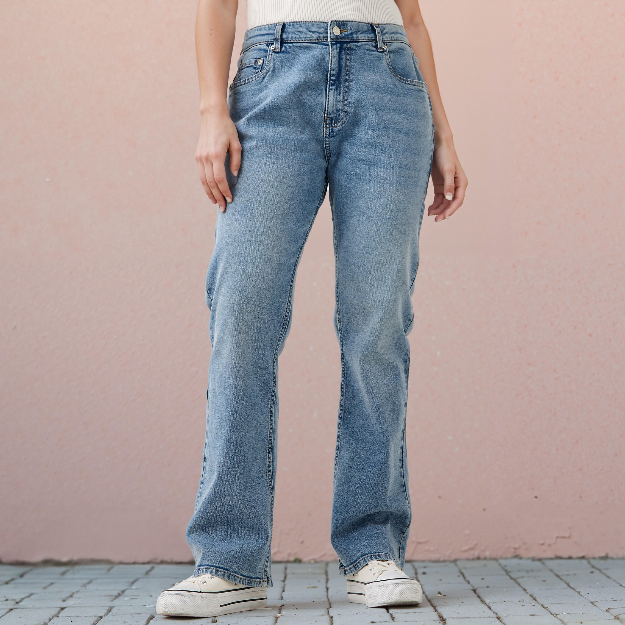 Lee Cooper Bootcut Jeans with Pockets-women-clothing-bottoms-jeans-image-1