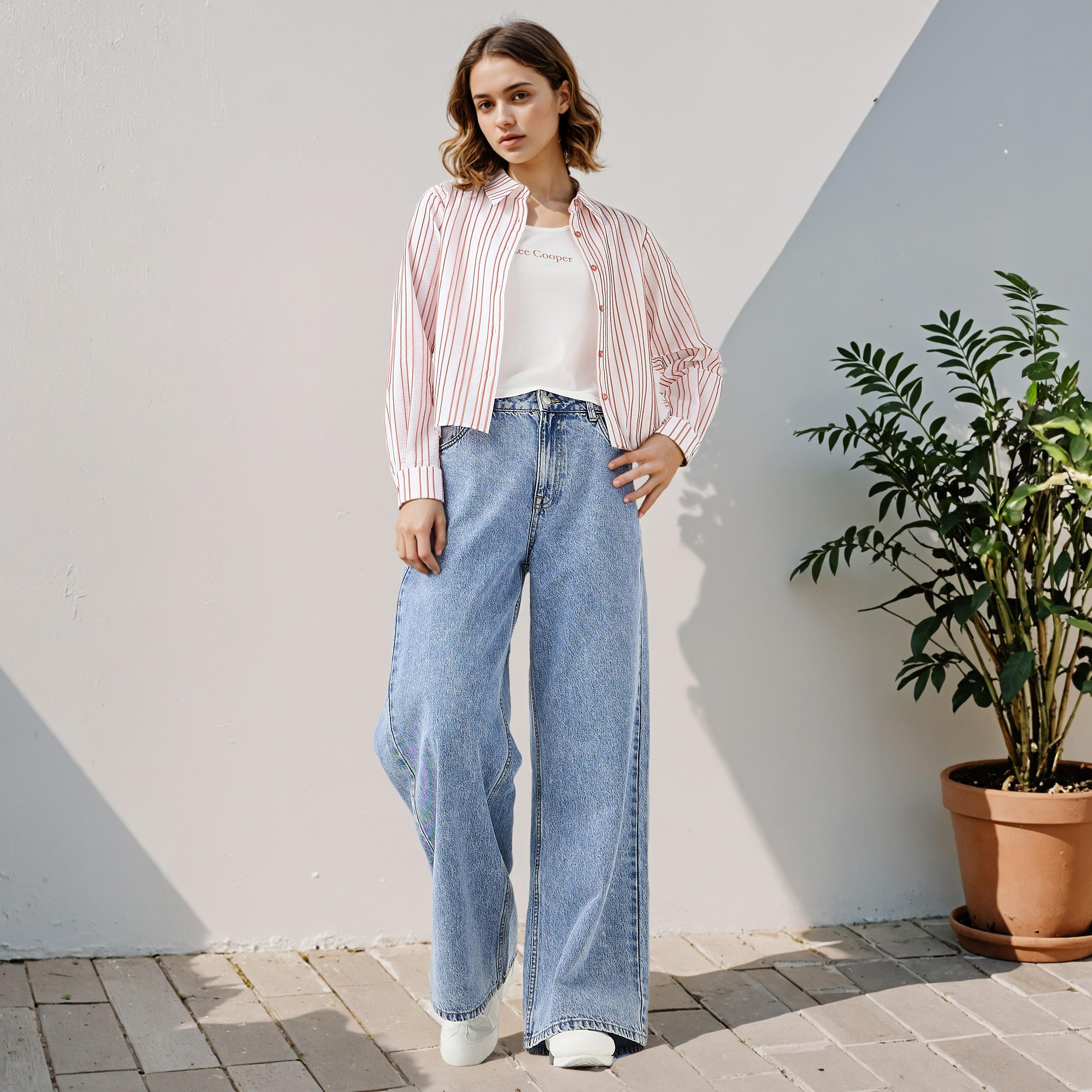 Lee Cooper Striped Shirt-women-clothing-shirtsandblouses-shirts-image-2