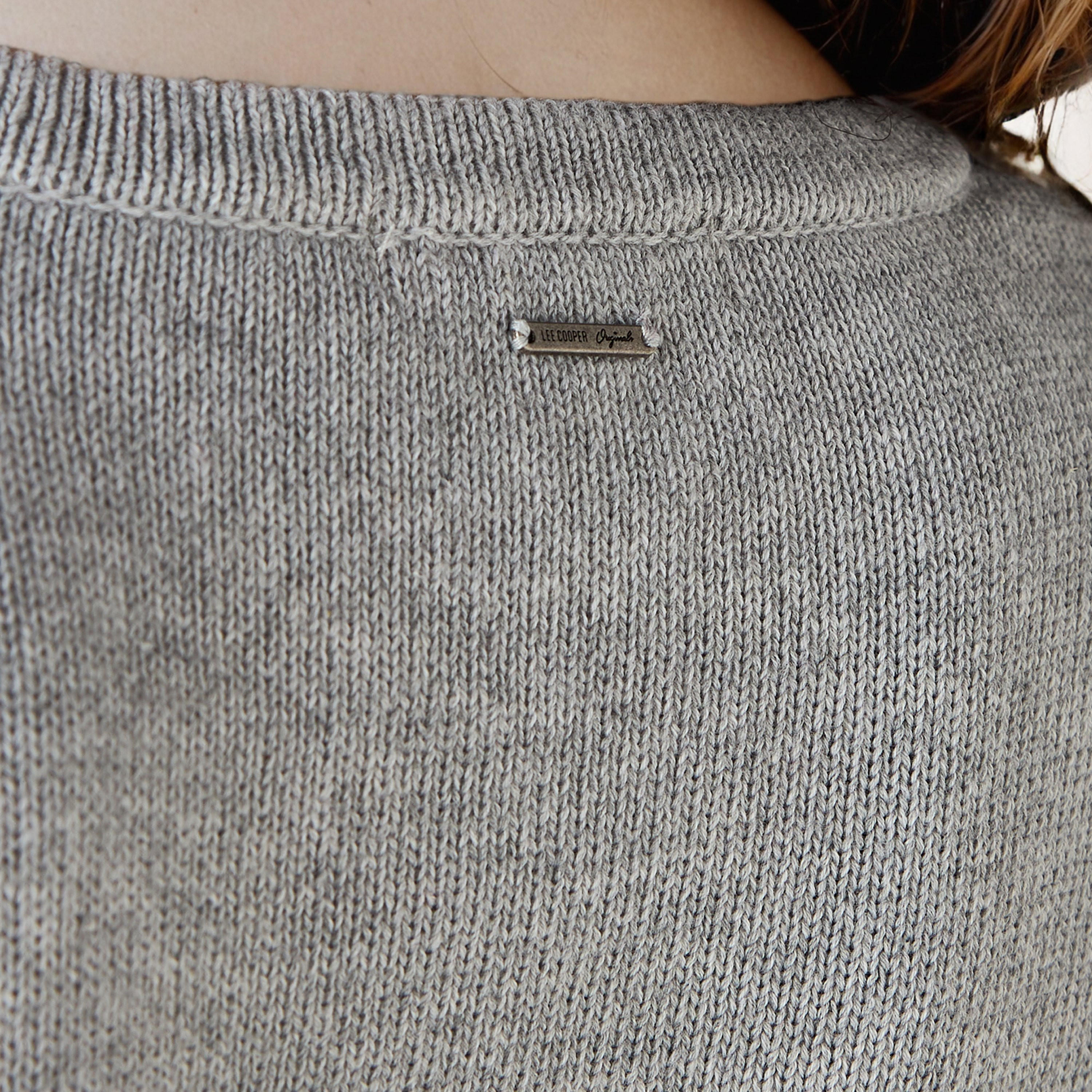 كارديجان بطبعات أرجيل وياقة حرف V وأكمام طويلة من لي كوبر-women-winterwear-cardigansandjumpers-cardigans-image-6