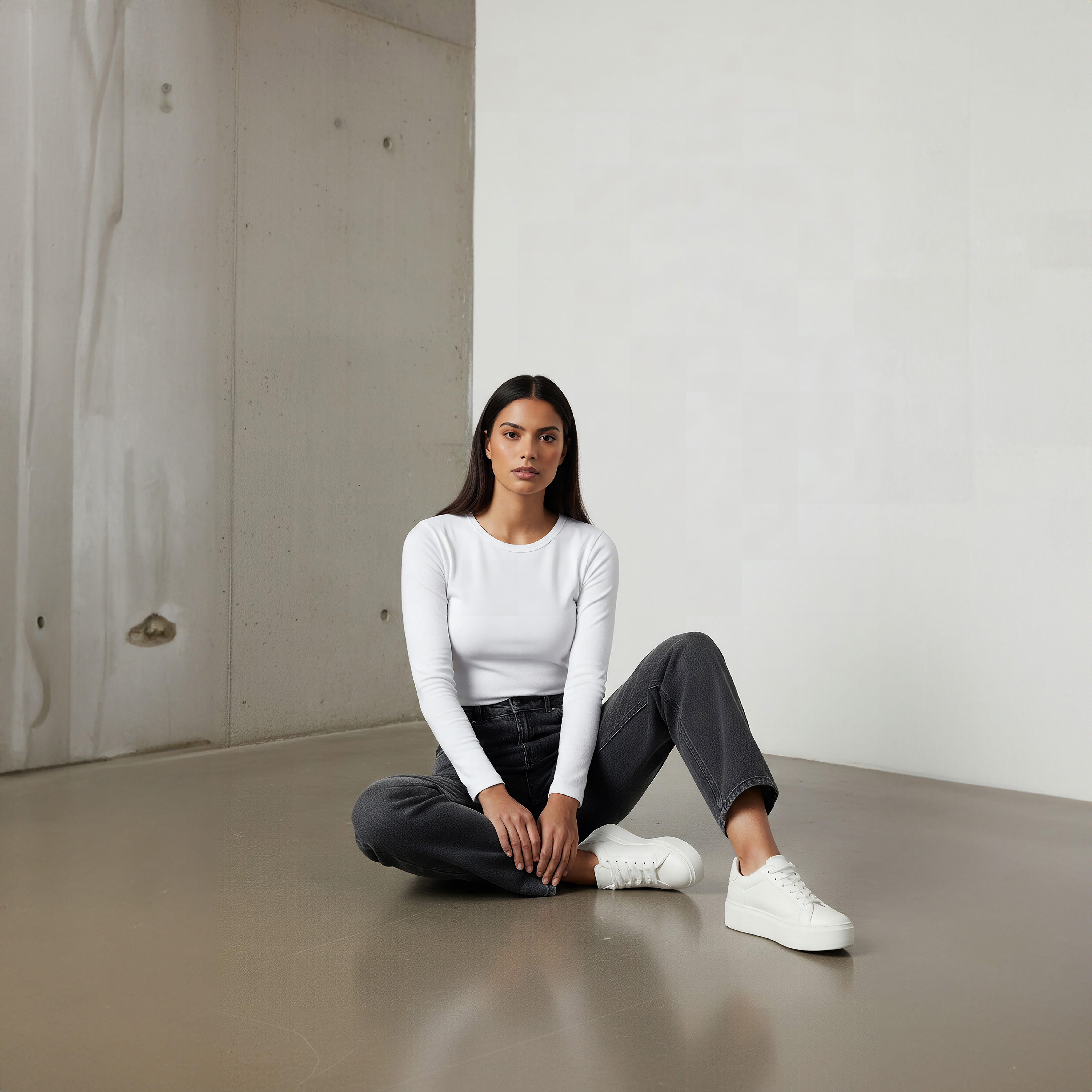 بنطلون جينز قطن بقصة عادية وخصر مرتفع وجيوب من لي كوبر-women-clothing-bottoms-jeans-image-5