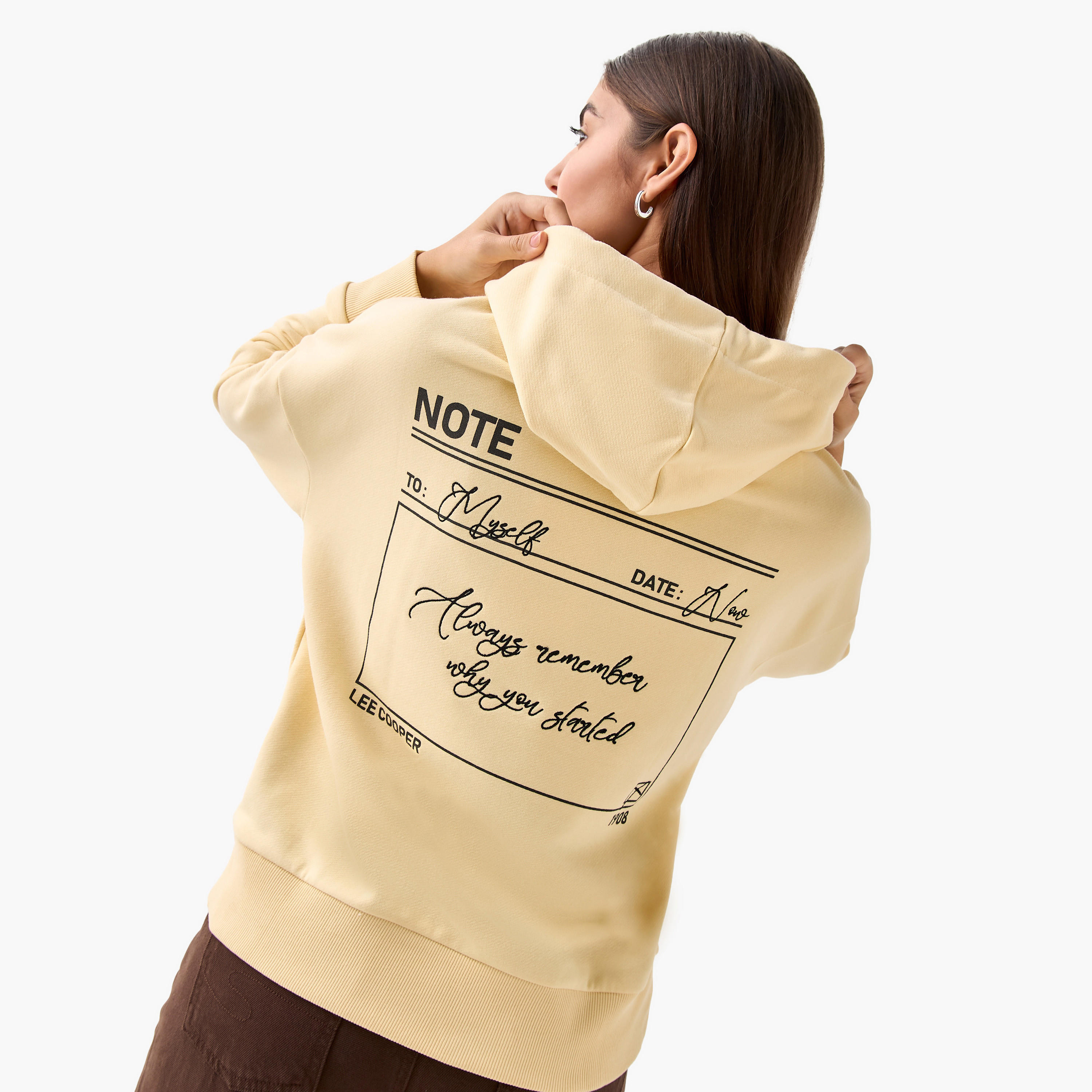 Lee Cooper Sweatshirt with Hood-women-winterwear-hoodiesandsweatshirts-sweatshirts-image-1