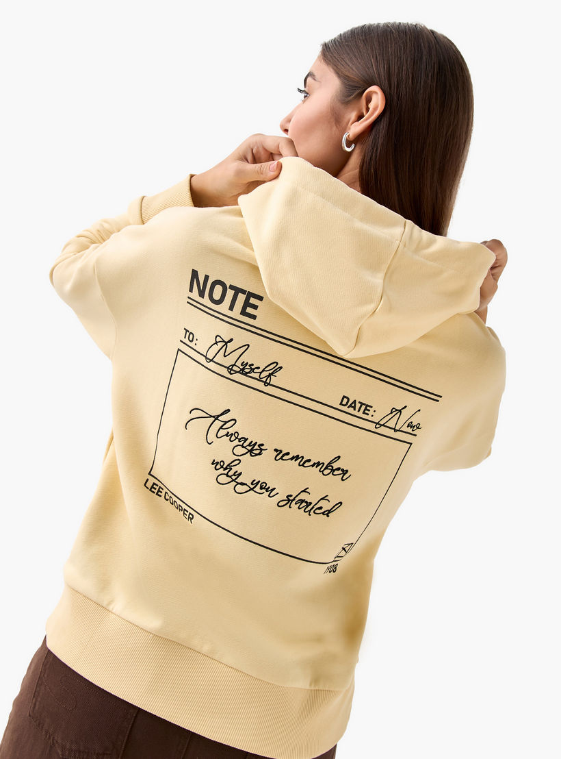 Lee Cooper Sweatshirt with Hood-women-winterwear-hoodiesandsweatshirts-sweatshirts-image-1