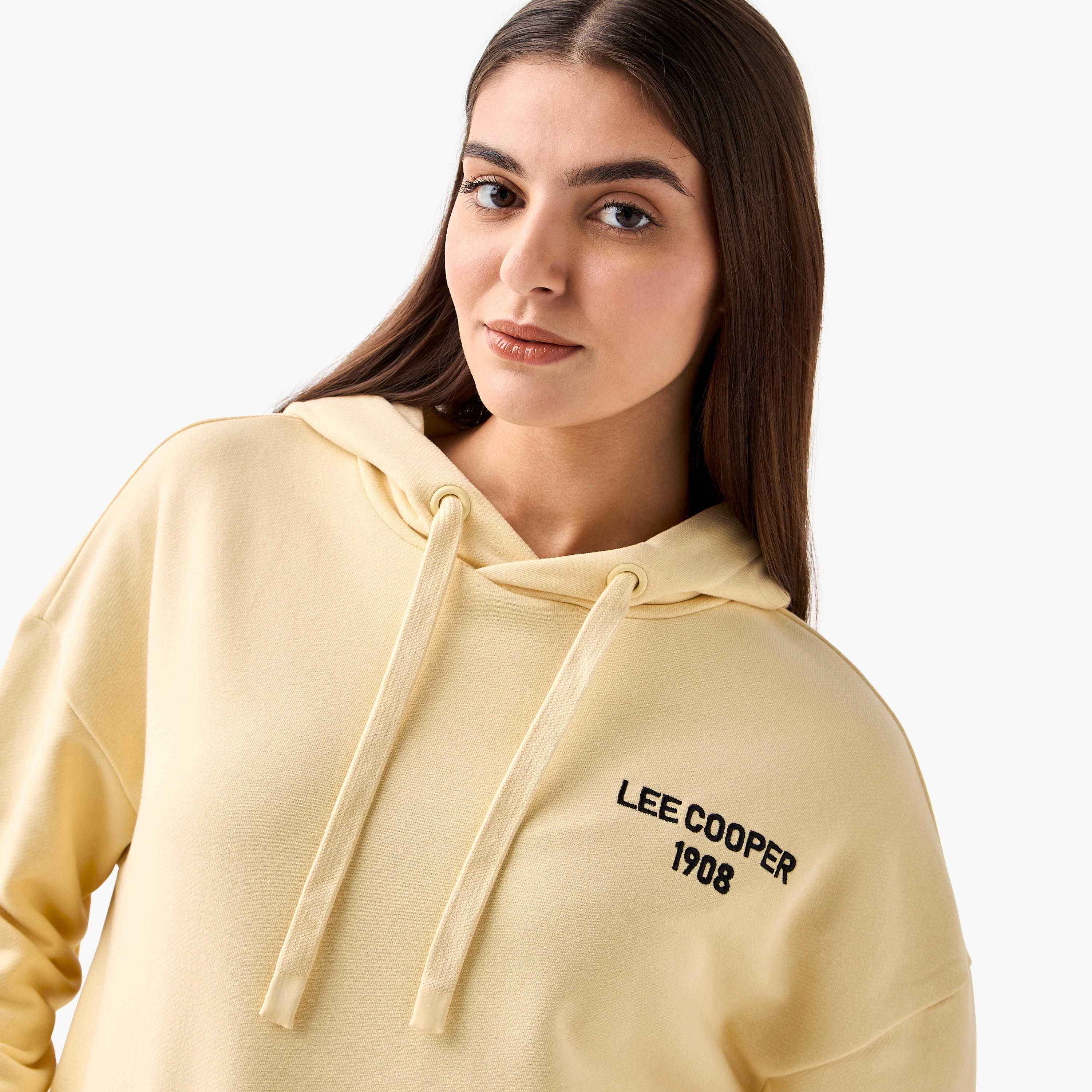 Lee Cooper Sweatshirt with Hood-women-winterwear-hoodiesandsweatshirts-sweatshirts-image-6