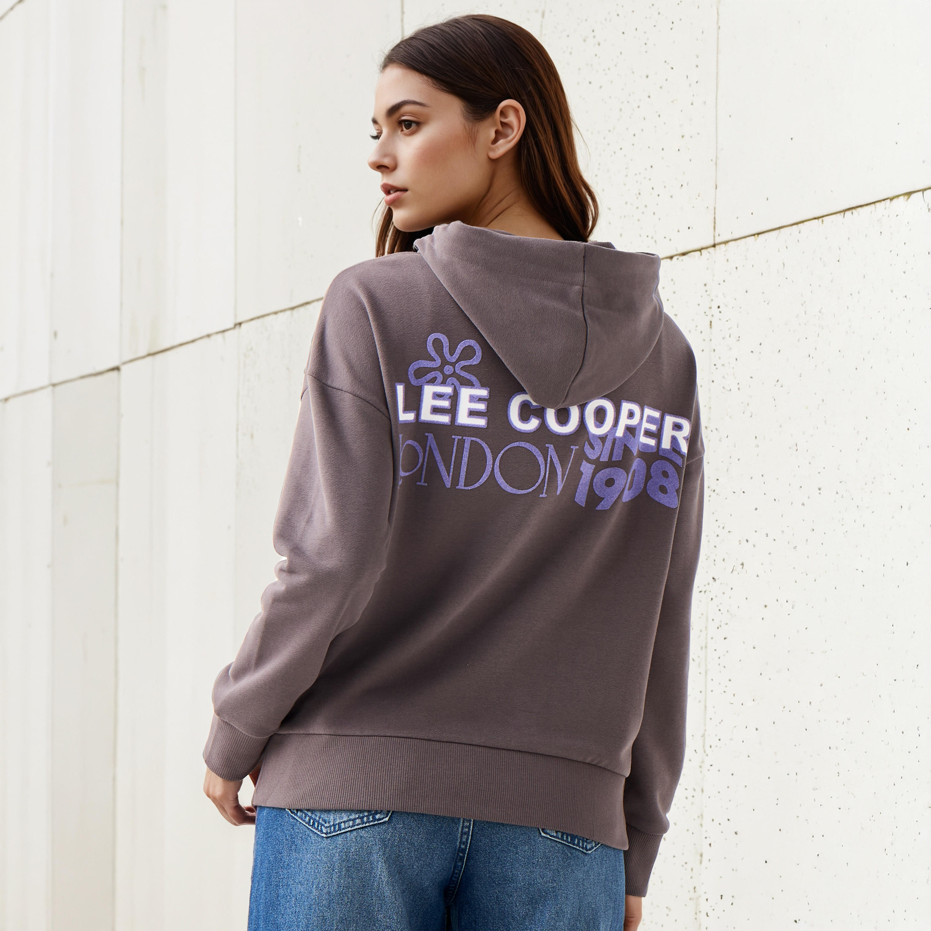 سويت شيرت بقبعة من لي كوبر-women-winterwear-hoodiesandsweatshirts-sweatshirts-image-6