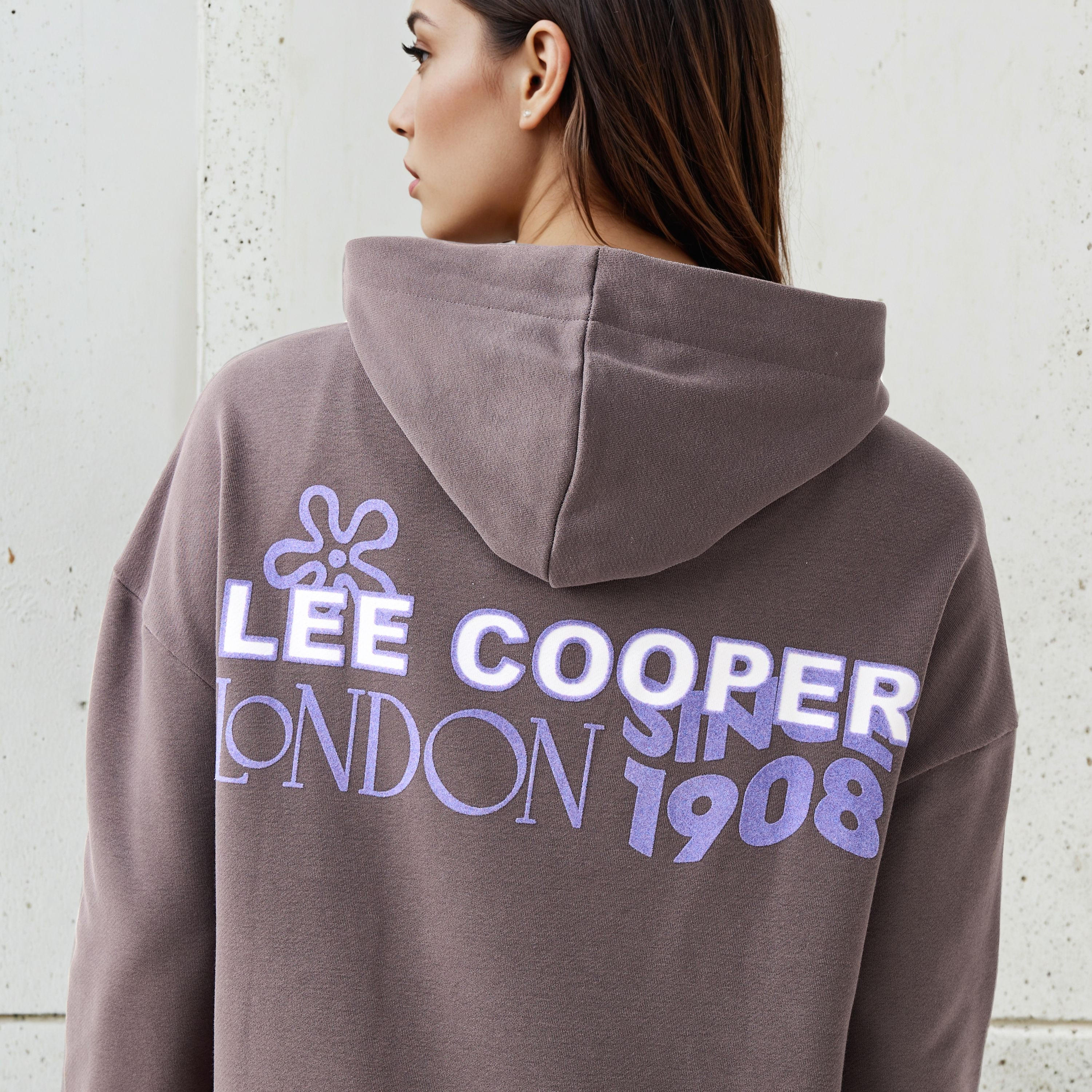 سويت شيرت بقبعة من لي كوبر-women-winterwear-hoodiesandsweatshirts-sweatshirts-image-2