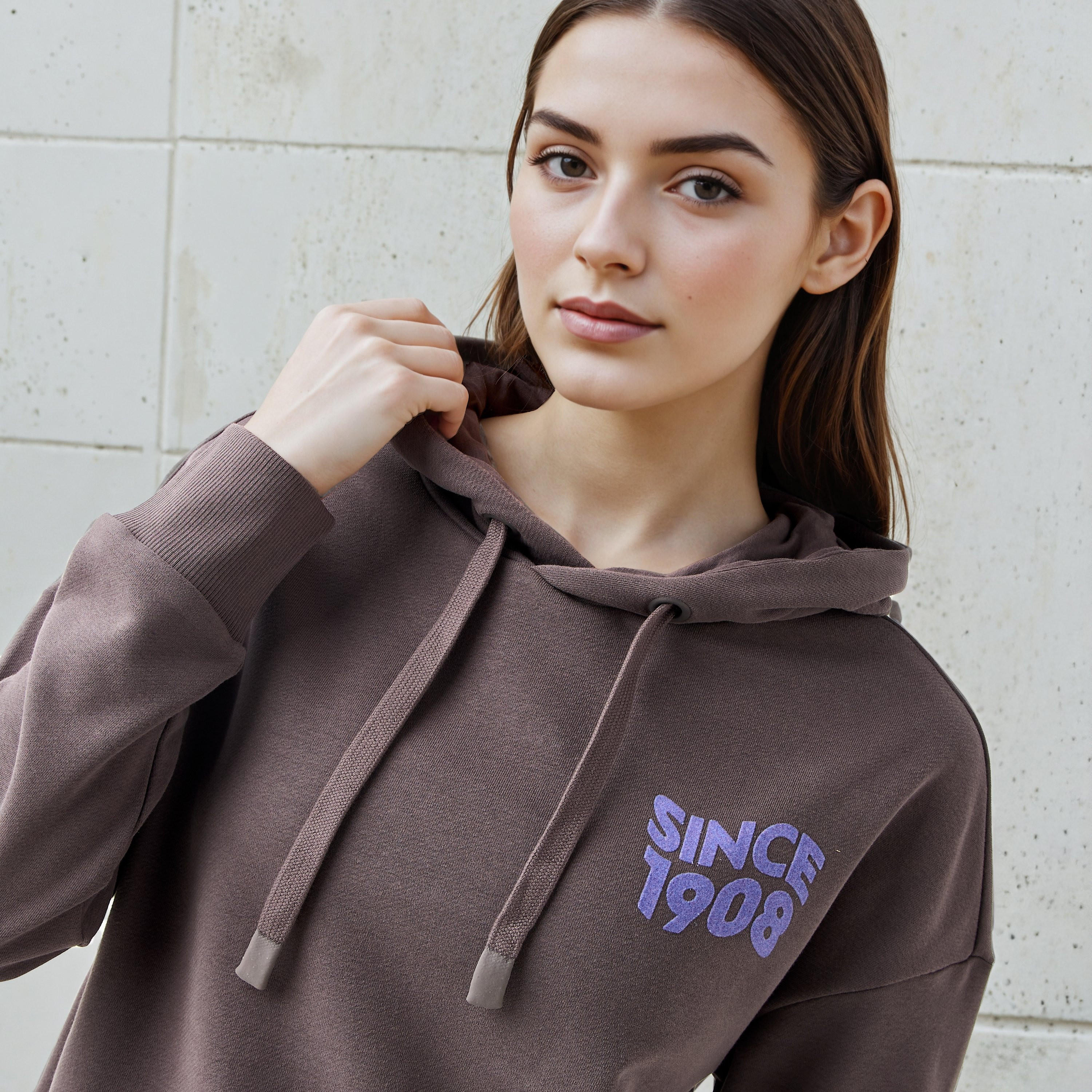 سويت شيرت بقبعة من لي كوبر-women-winterwear-hoodiesandsweatshirts-sweatshirts-image-1