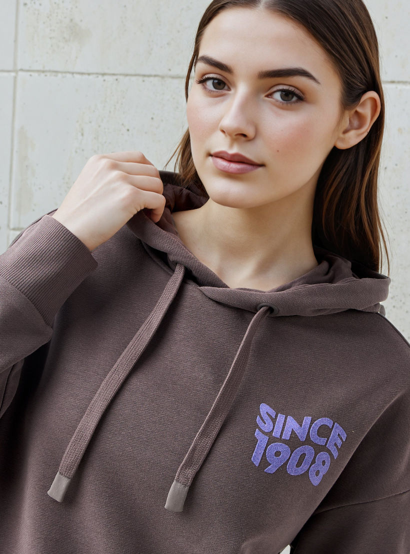 سويت شيرت بقبعة من لي كوبر-women-winterwear-hoodiesandsweatshirts-sweatshirts-image-1