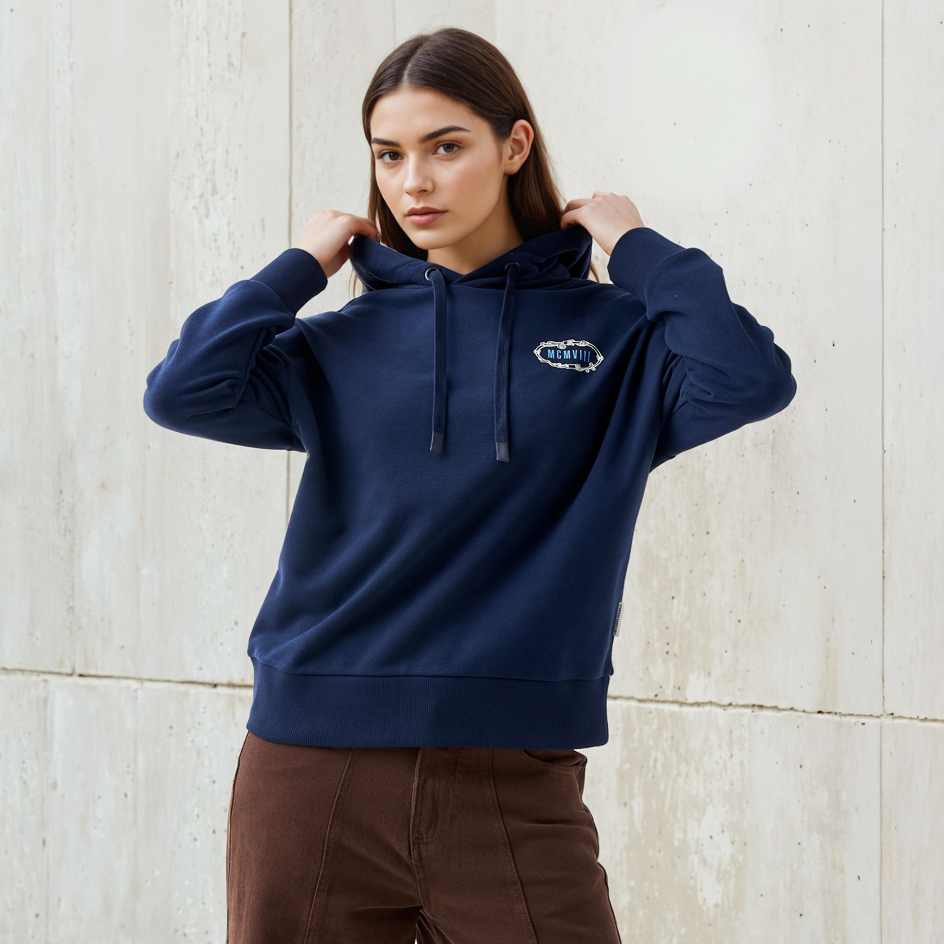 سويت شيرت بقبعة من لي كوبر-women-winterwear-hoodiesandsweatshirts-sweatshirts-image-1