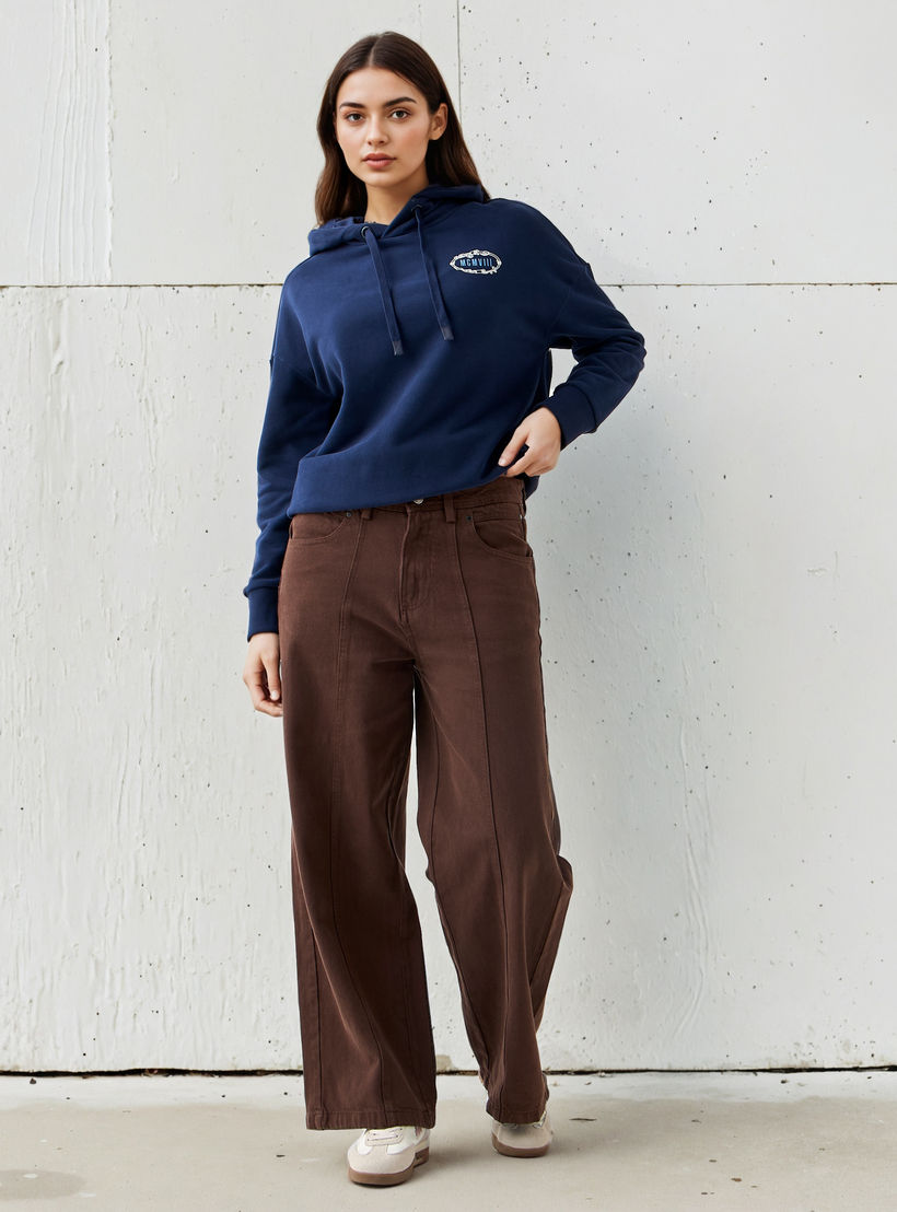 سويت شيرت بقبعة من لي كوبر-women-winterwear-hoodiesandsweatshirts-sweatshirts-image-2