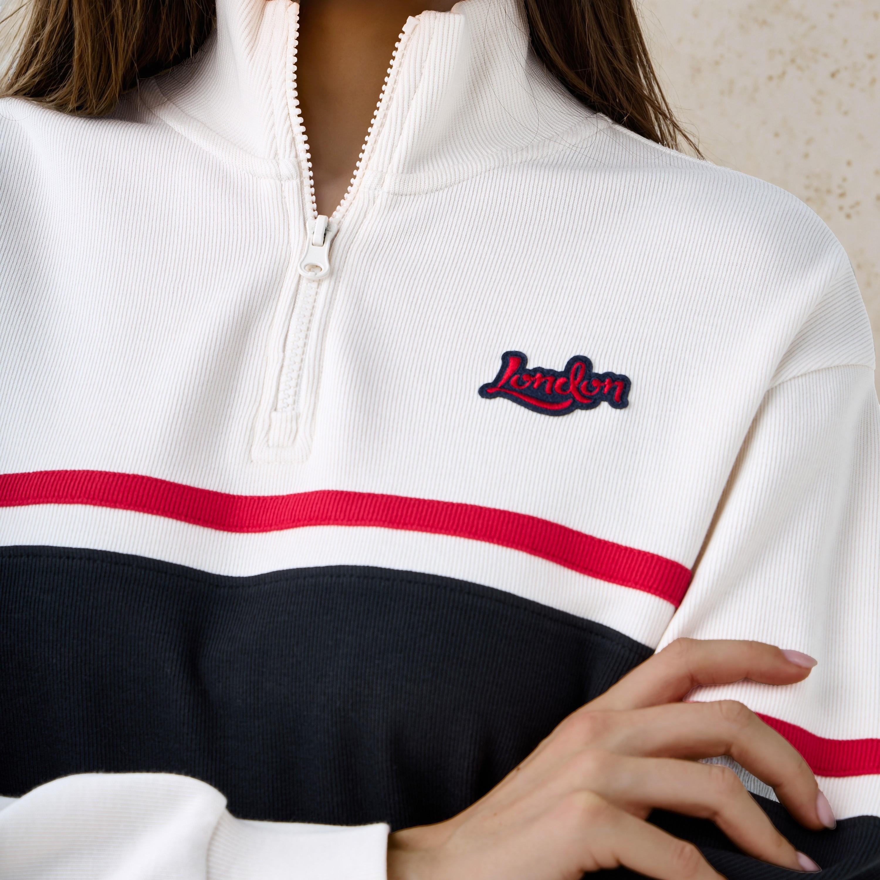 Lee Cooper Striped High Neck Sweatshirt-women-winterwear-hoodiesandsweatshirts-sweatshirts-image-5