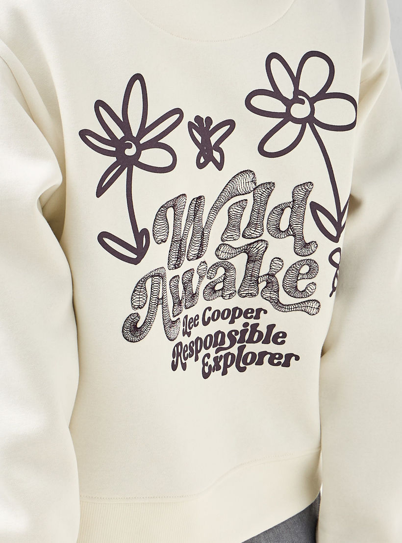 Lee Cooper Logo Print Sweatshirt-women-winterwear-hoodiesandsweatshirts-sweatshirts-image-6