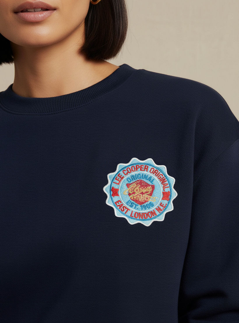 سويت شيرت بطبعات شعار من لي كوبر-women-winterwear-hoodiesandsweatshirts-sweatshirts-image-4