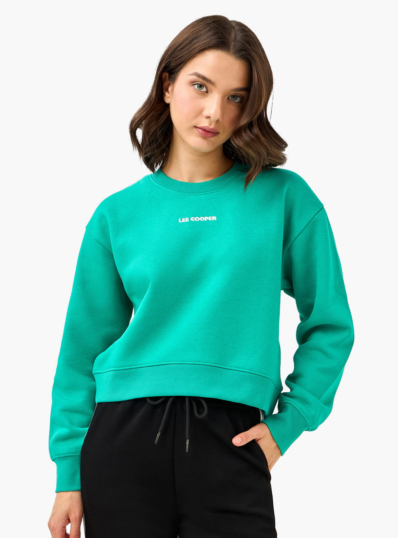 سويت شيرت بطبعات شعار من لي كوبر-women-winterwear-hoodiesandsweatshirts-sweatshirts-image-3